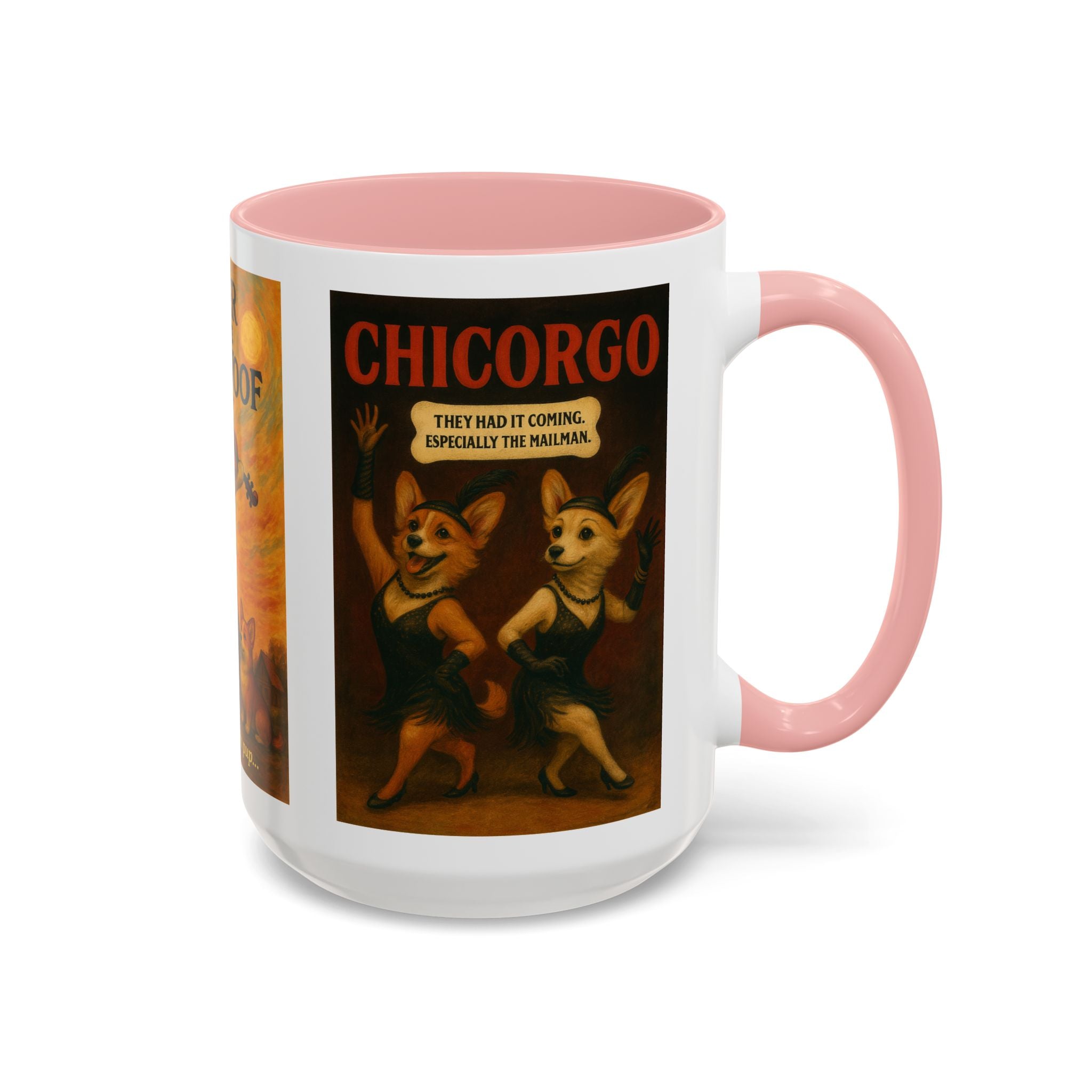 Broadway Dog Parody Mug – Funny Chicago, Fiddler & A Chorus Line Musical Gift