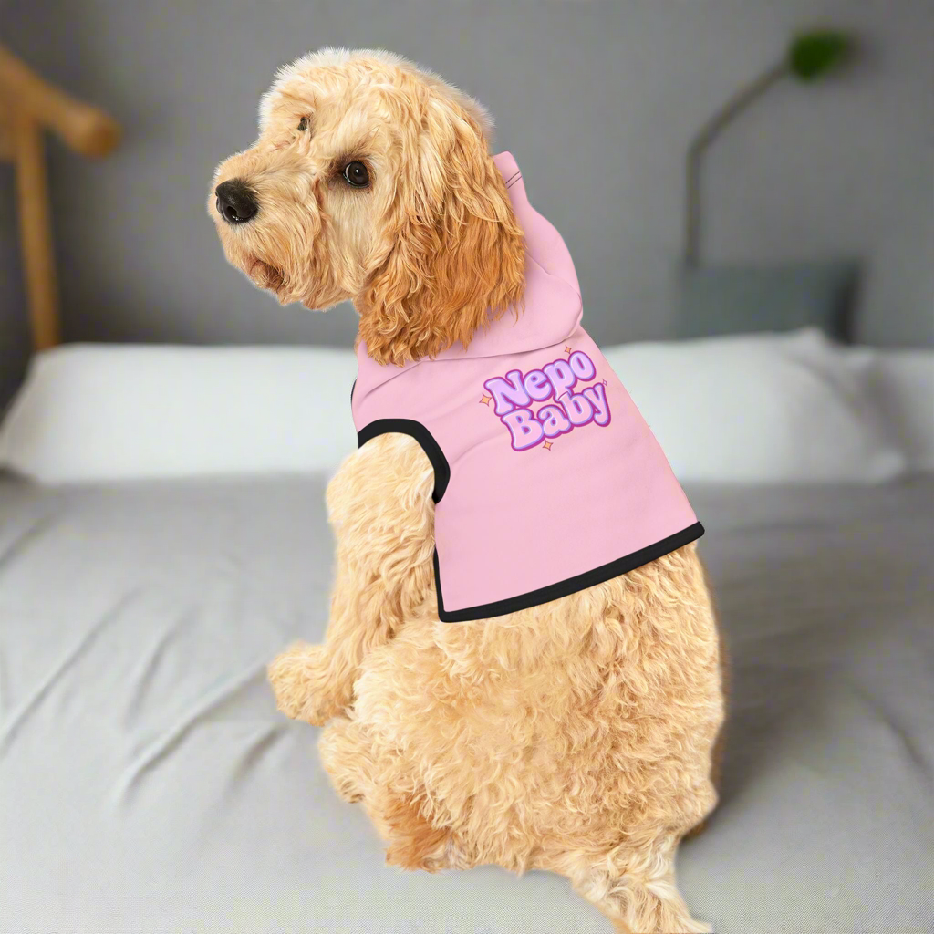 Nepo Baby Dog Hoodie – Funny Pet Sweatshirt for Spoiled Celebrity Dogs