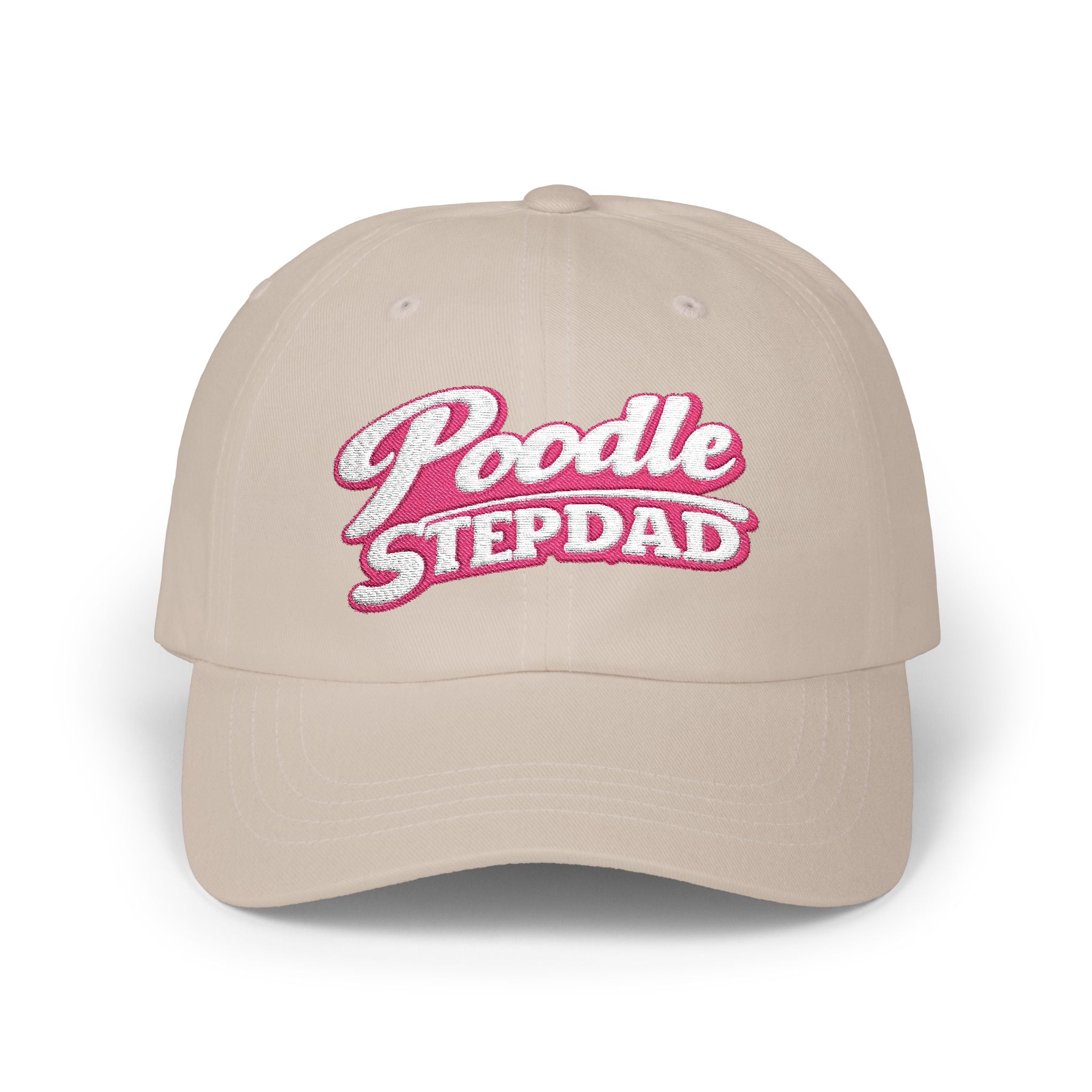 Poodle Stepdad Dad Cap — Embroidered Baseball Hat for Dog Lovers