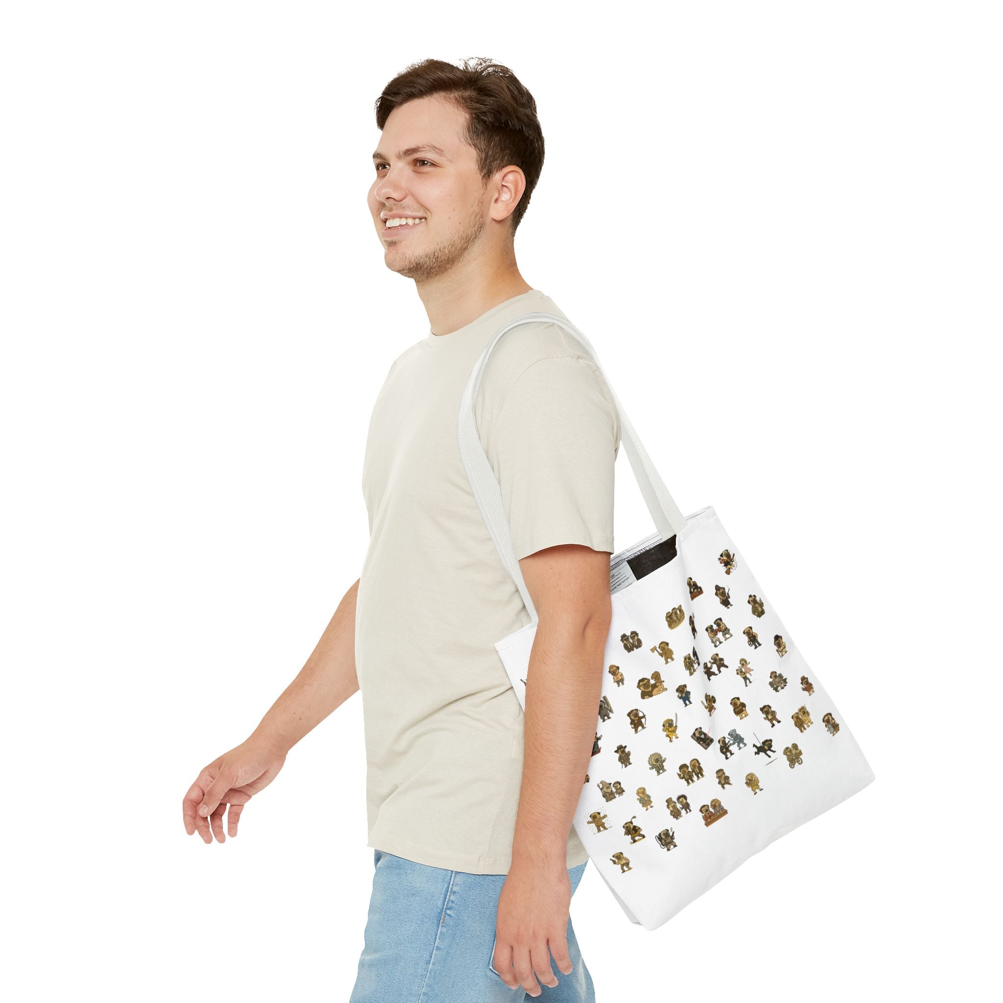 Movie Pugs Tote Bag – Hilarious Bag for Dog Lovers and Cinema Fans