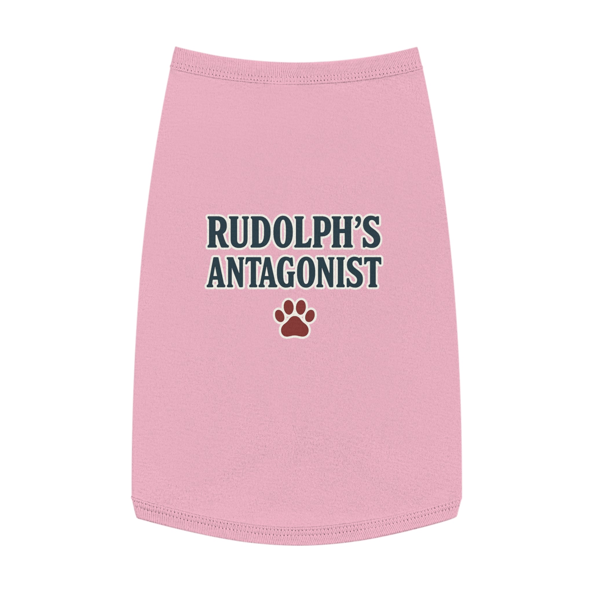 Rudolph's Antagonist Dog Tank Top -- Funny Christmas Apparel for Dogs