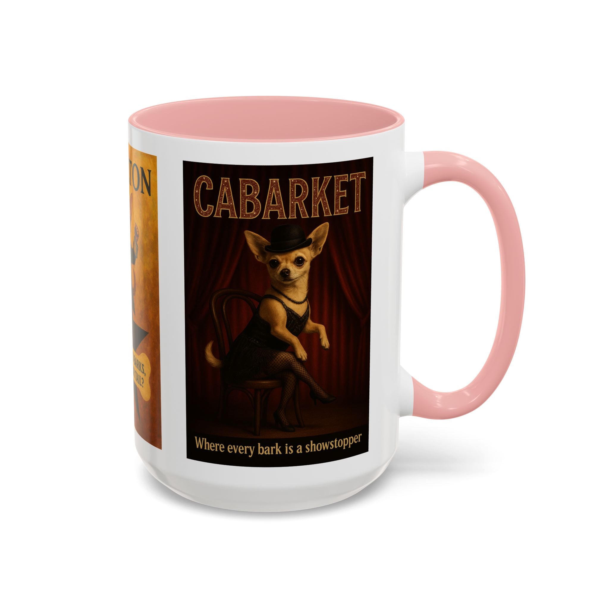 Broadway Dog Parody Mug – Funny Wicked, Hamilton & Cabaret Musical Gift