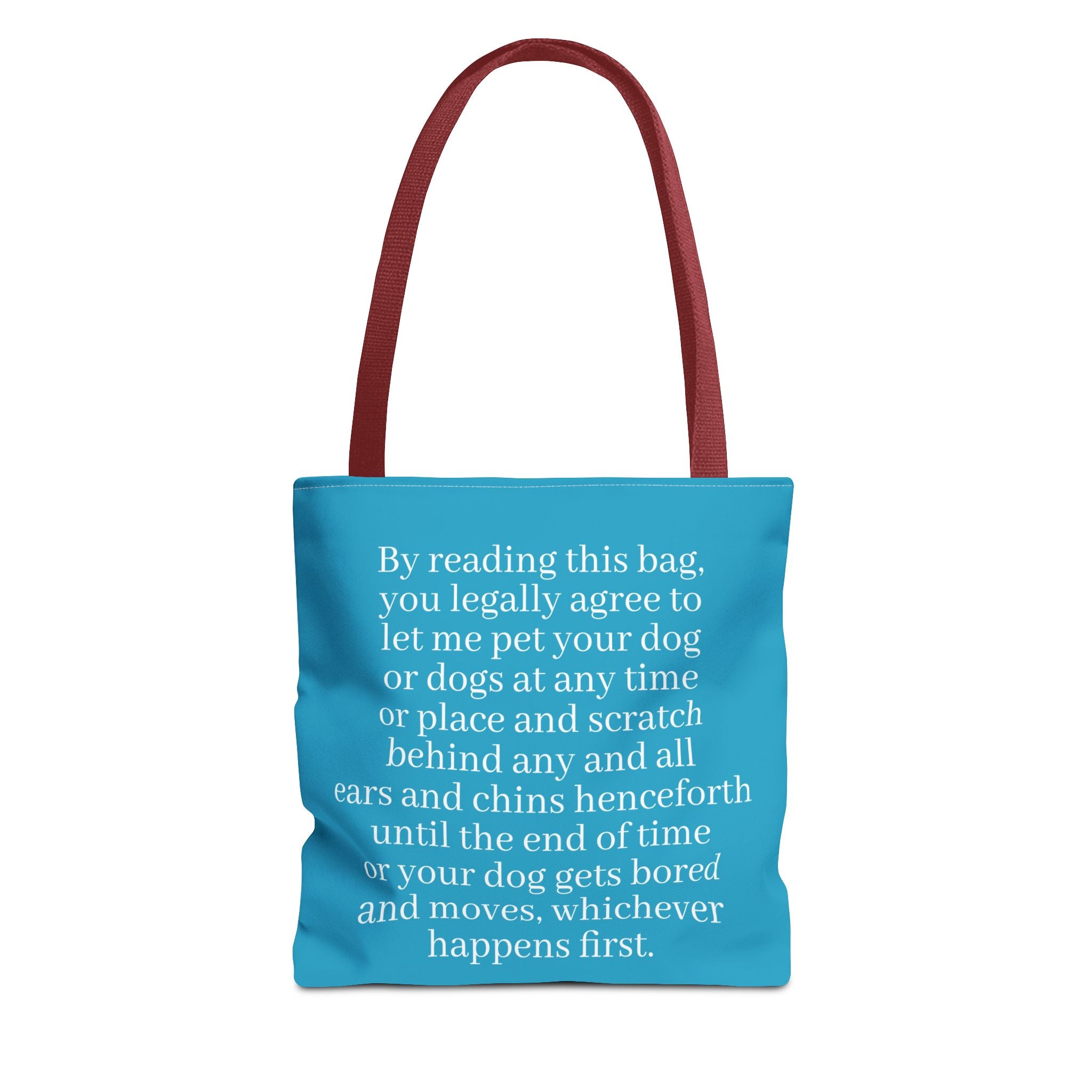 Funny Legal Dog Lover Tote Bag — Great Gift for Canine Fans and Friends