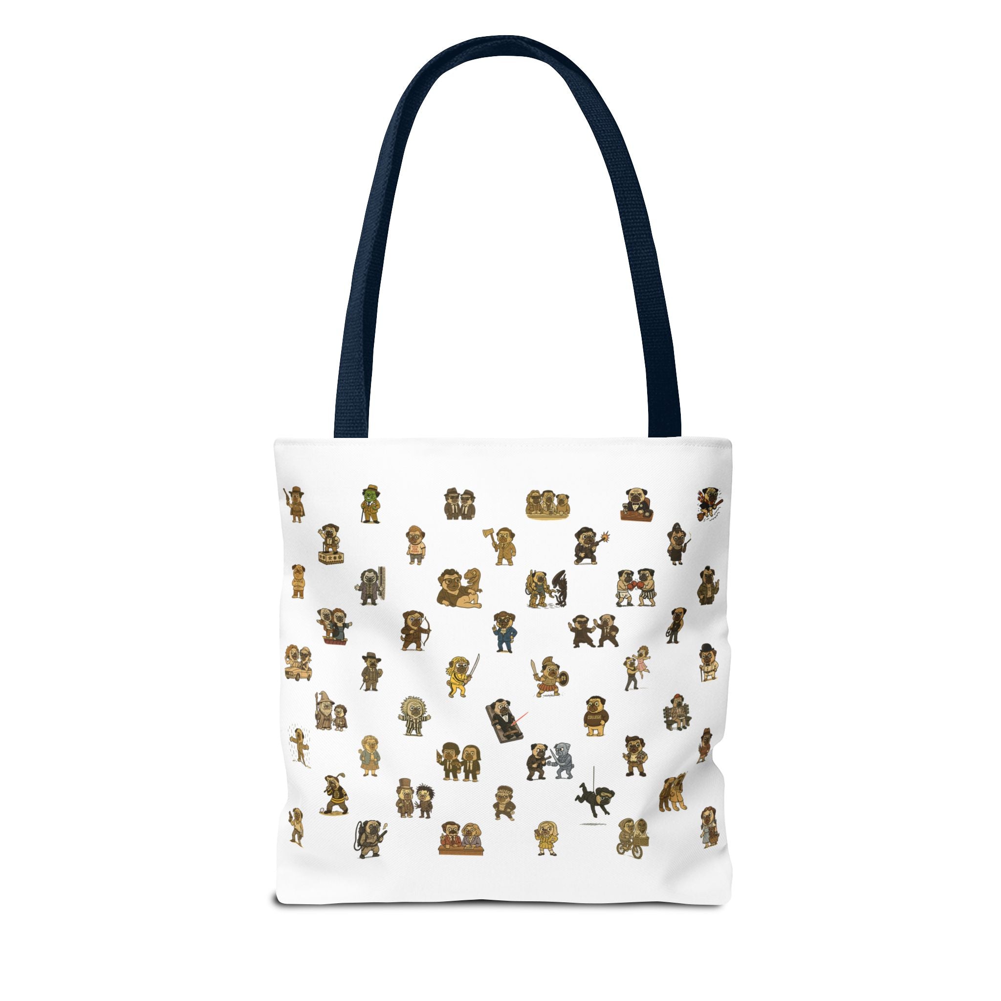 Movie Pugs Tote Bag – Hilarious Bag for Dog Lovers and Cinema Fans