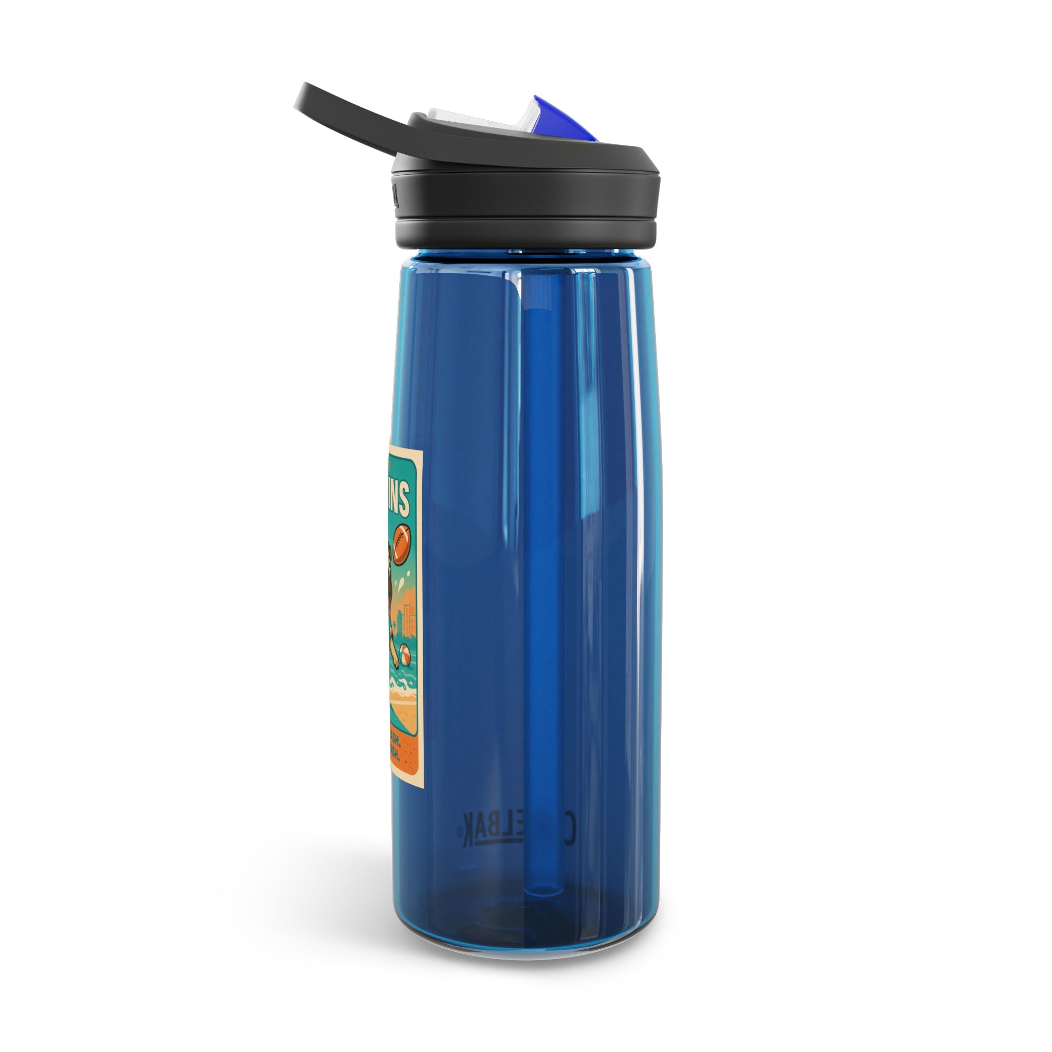 Miami Pugphins 25oz CameBak Water Bottle – Funny Dog Football Team Gift