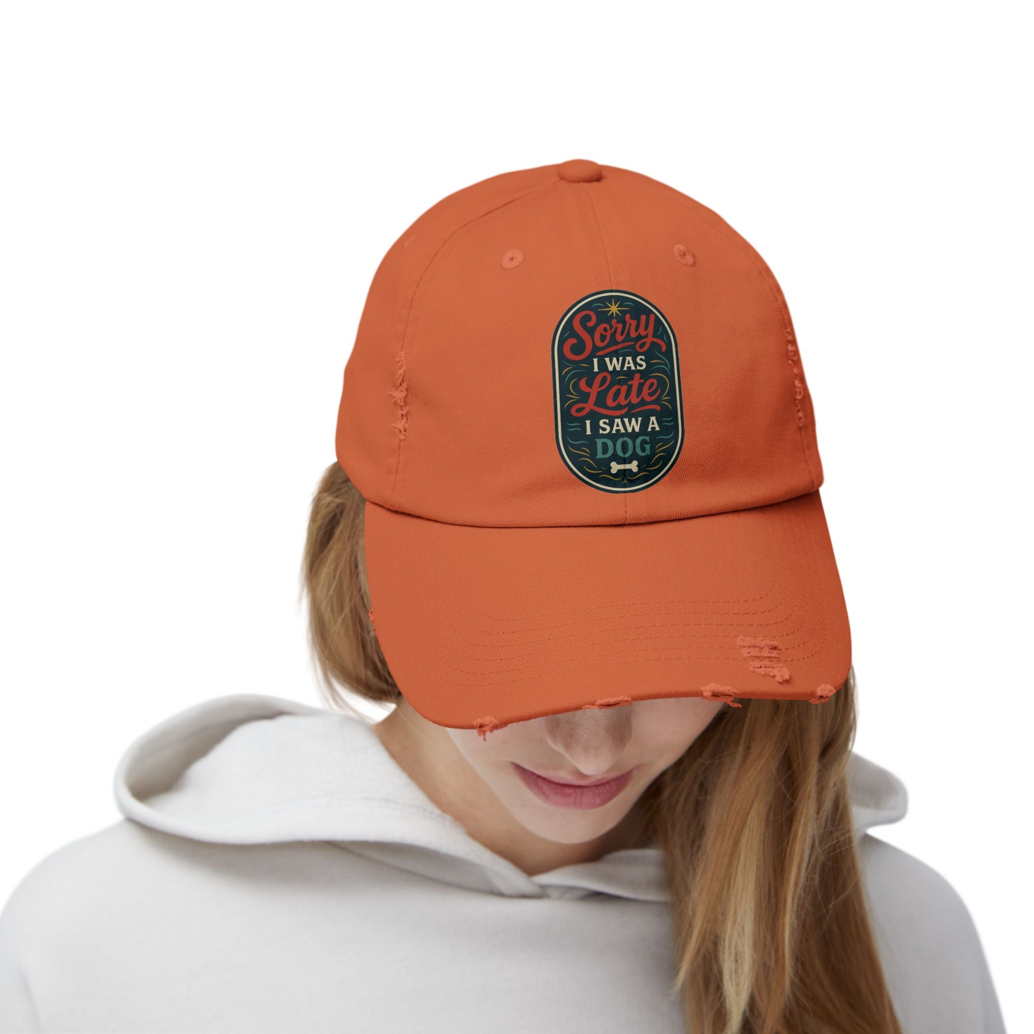 Sorry I Was Late, I Saw A Dog Hat -- Funny Hat for Dog Lovers