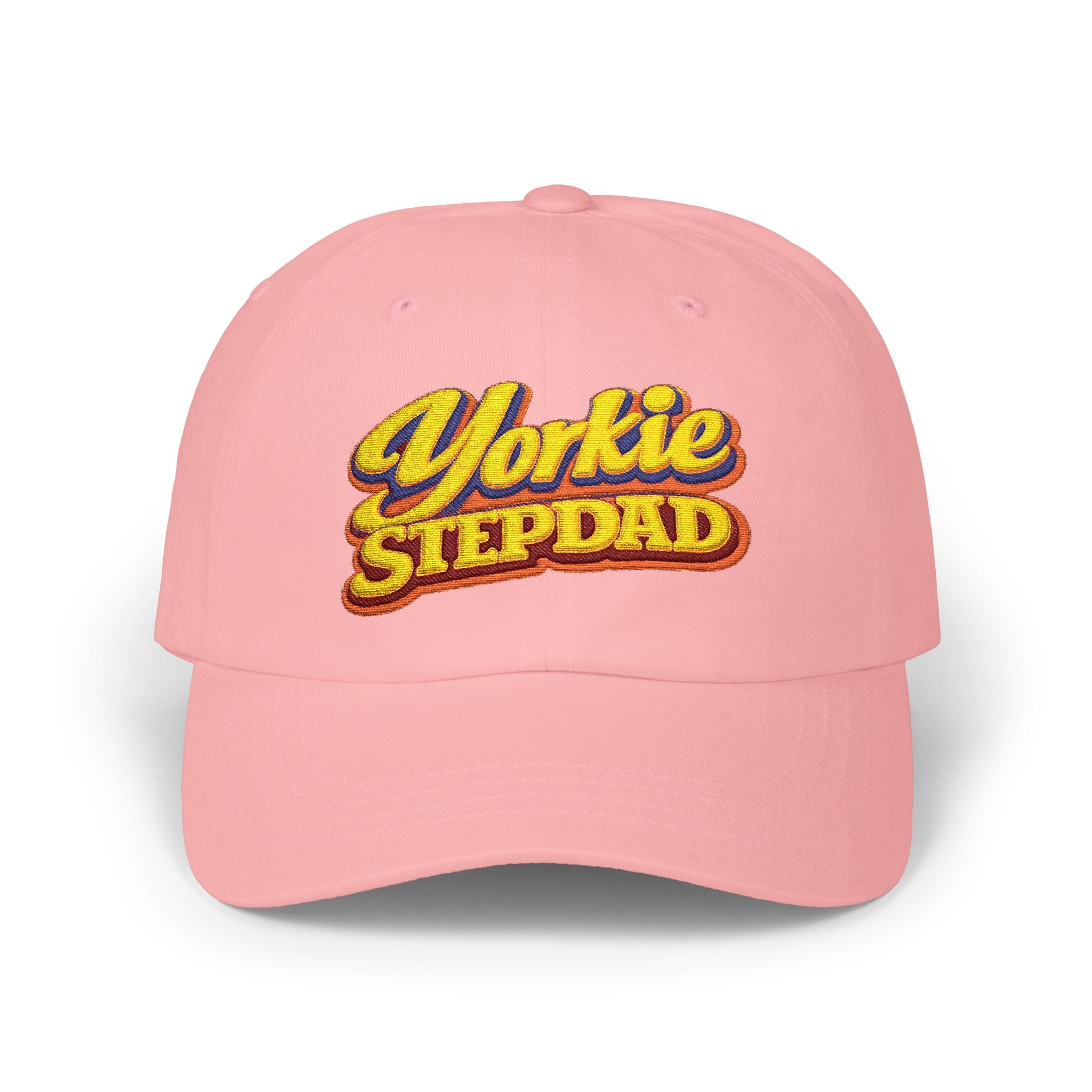 Yorkie Stepdad Dad Cap — Embroidered Baseball Hat for Dog Lovers