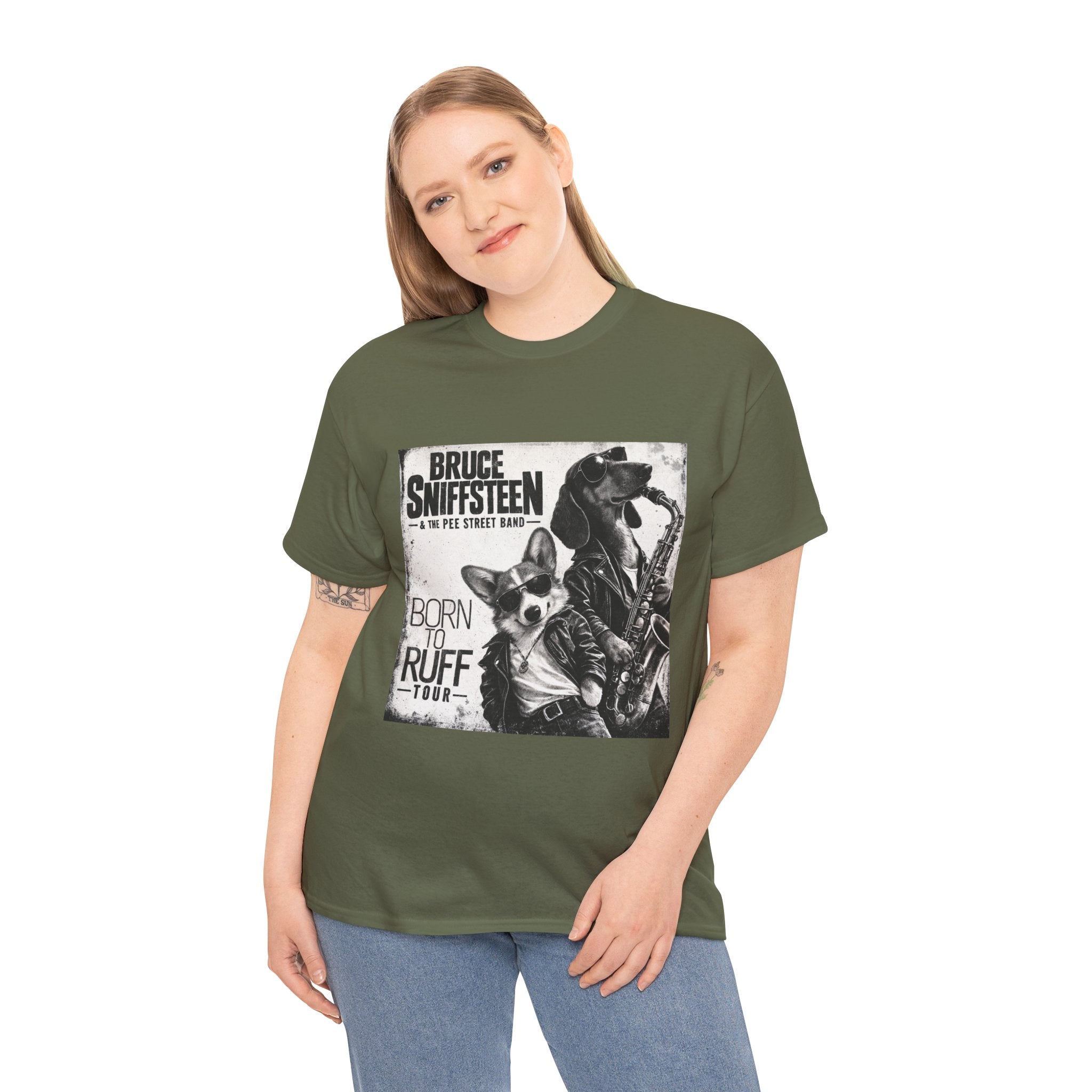 Bruce Sniffsteen & the Pee Street Band Shirt -- Funny Bruce Springsteen 2026 Tour Shirt Parody