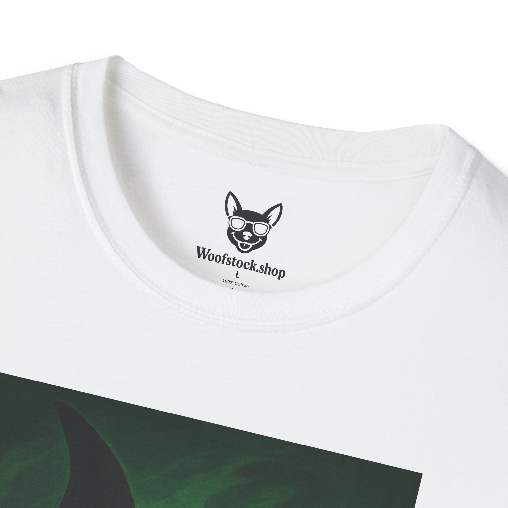 Wicked Broadway Poster Dog Parody Unisex Softstyle T-Shirt -- Funny Dog Shirt for Broadway and Dog Lovers