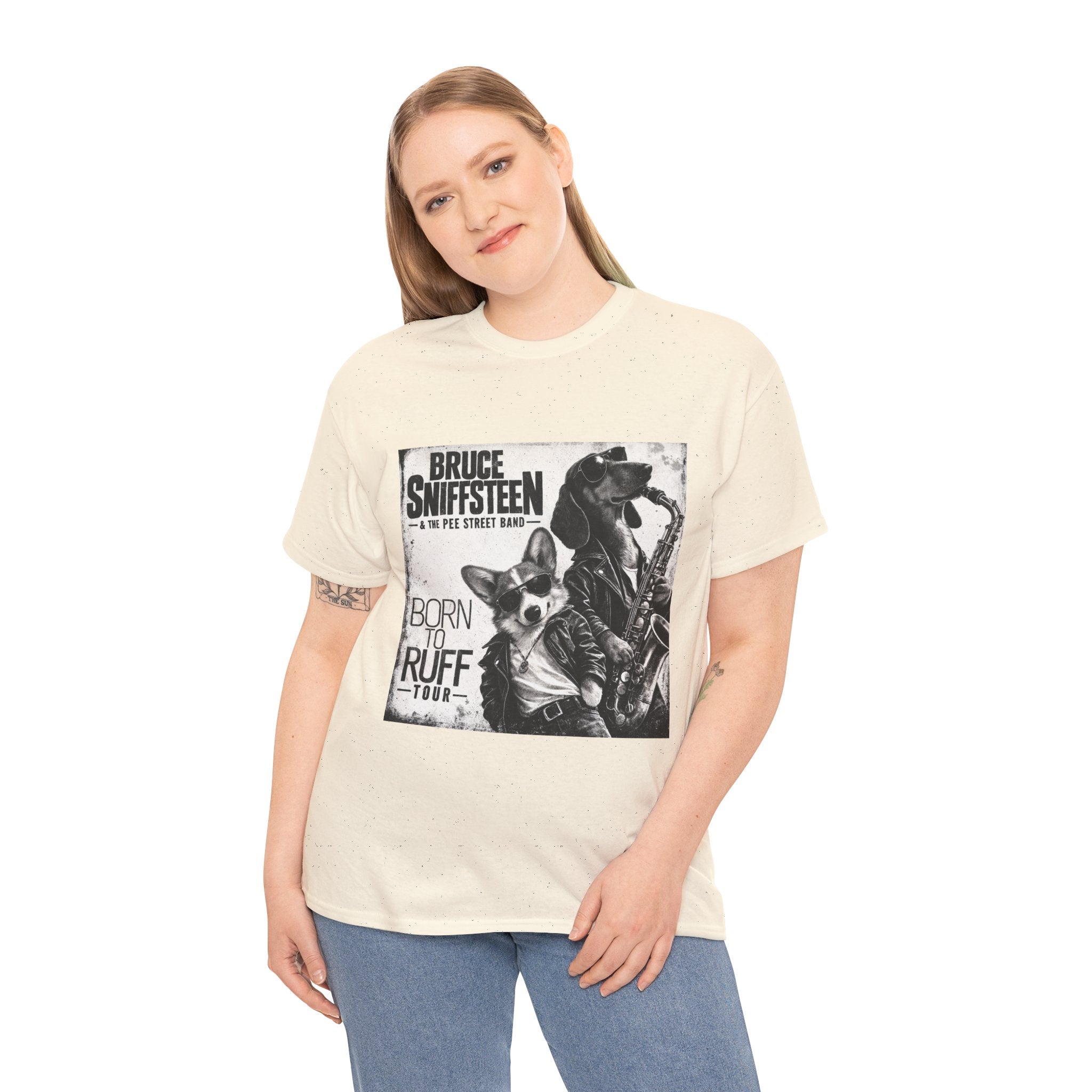 Bruce Sniffsteen & the Pee Street Band Shirt -- Funny Bruce Springsteen 2026 Tour Shirt Parody