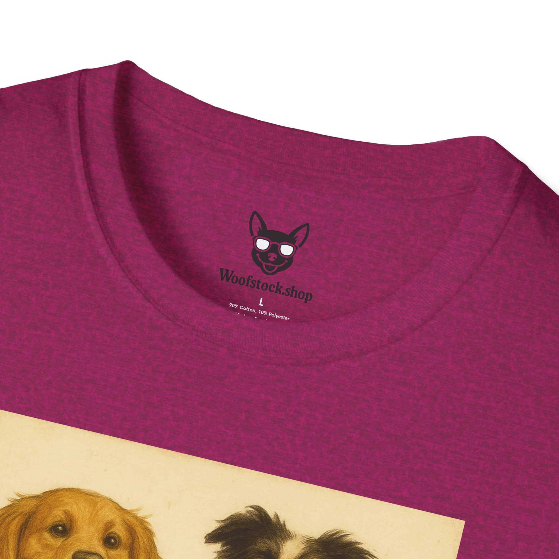 American Pie Movie Poster Dog Parody Unisex Softstyle T-Shirt -- Funny Dog Movie Tee for Film and Dog Lovers