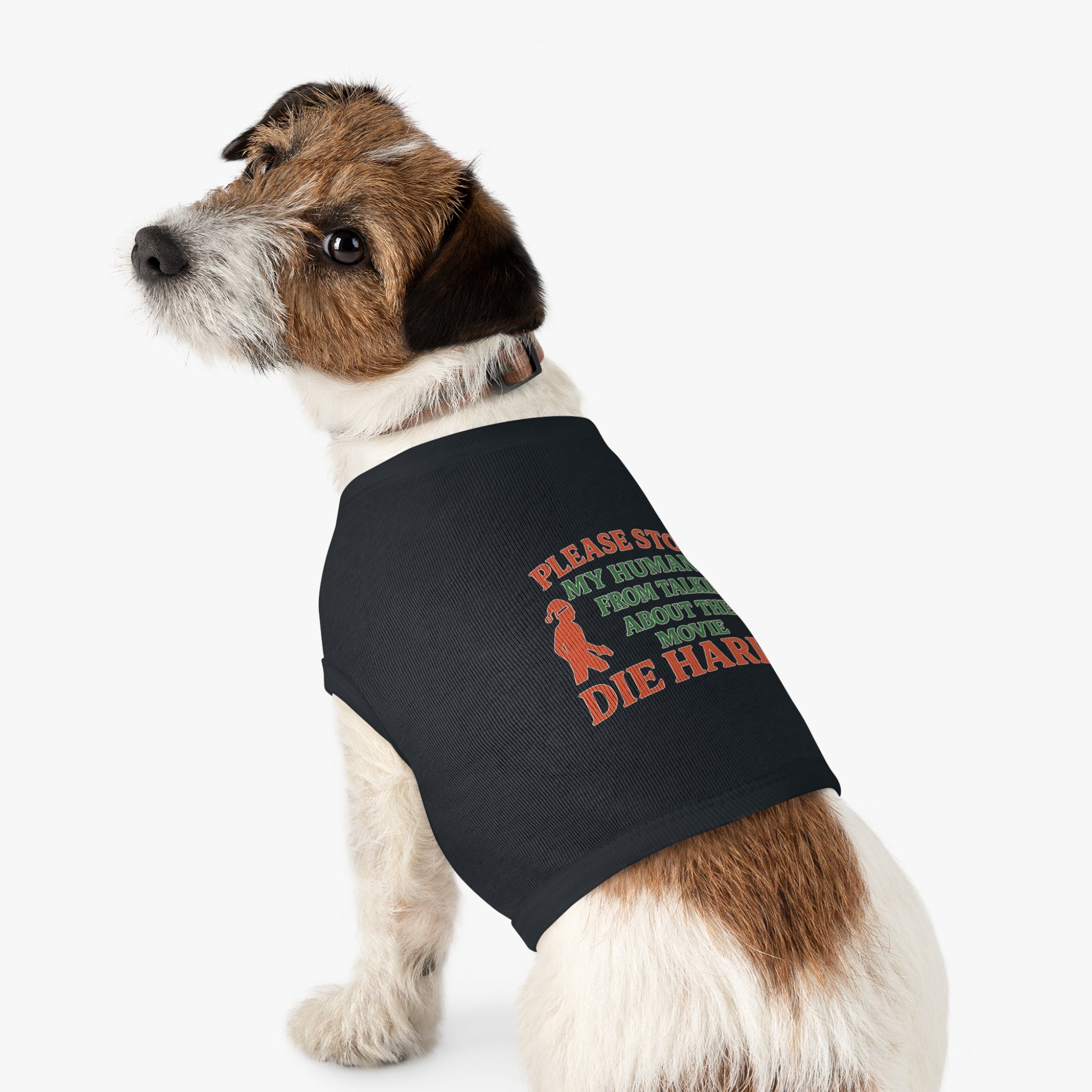 Die Hard Dog Tank Top -- Funny Christmas Apparel for Dogs