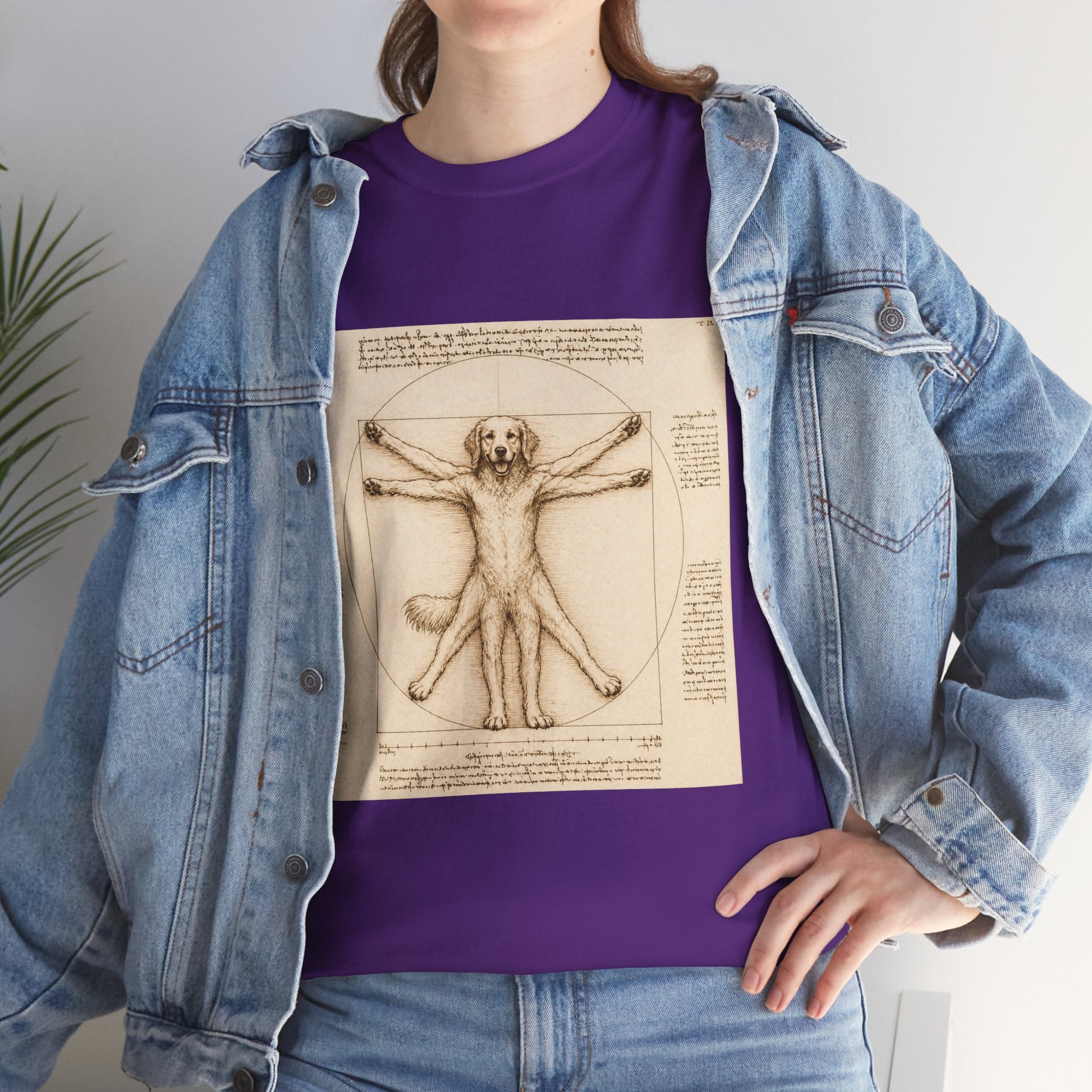 The Furtruvian Man -- Funny Shirt for Dog and Art Lovers