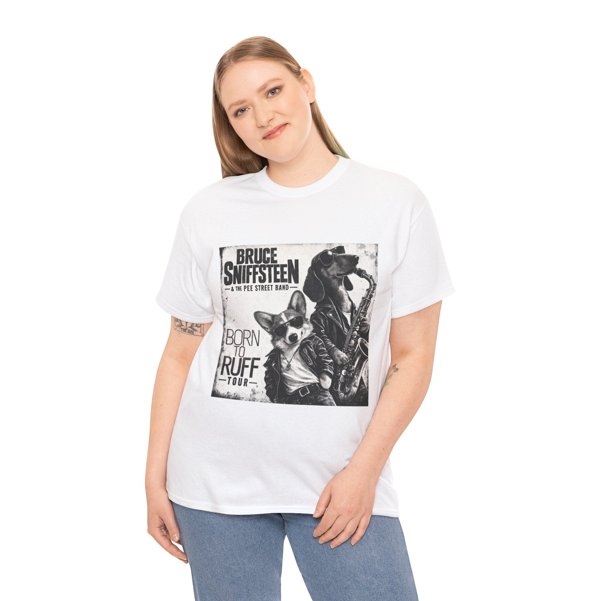 Bruce Sniffsteen & the Pee Street Band Shirt -- Funny Bruce Springsteen 2026 Tour Shirt Parody