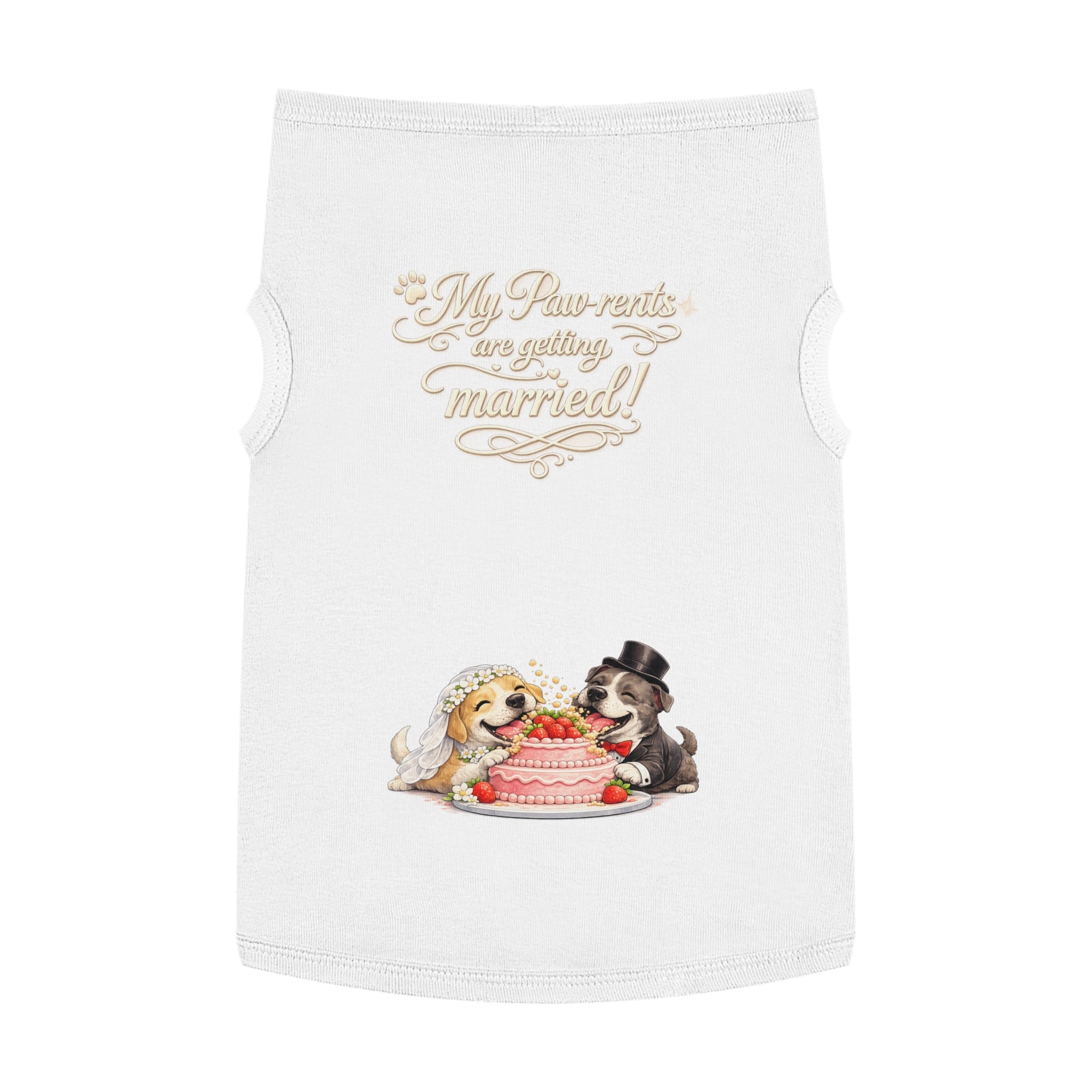 Engagement Gift for Dog Lovers -- My Pawrents Are Getting Married Dog Shirt Wedding Gift (Pit bull)