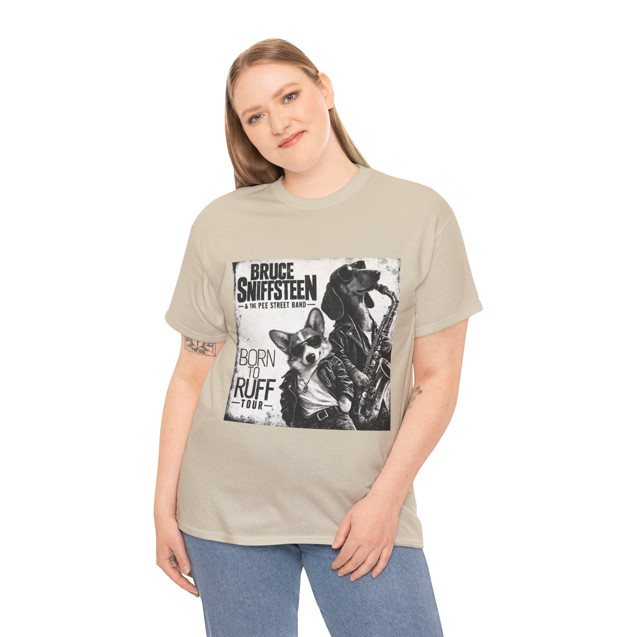 Bruce Sniffsteen & the Pee Street Band Shirt -- Funny Bruce Springsteen 2026 Tour Shirt Parody