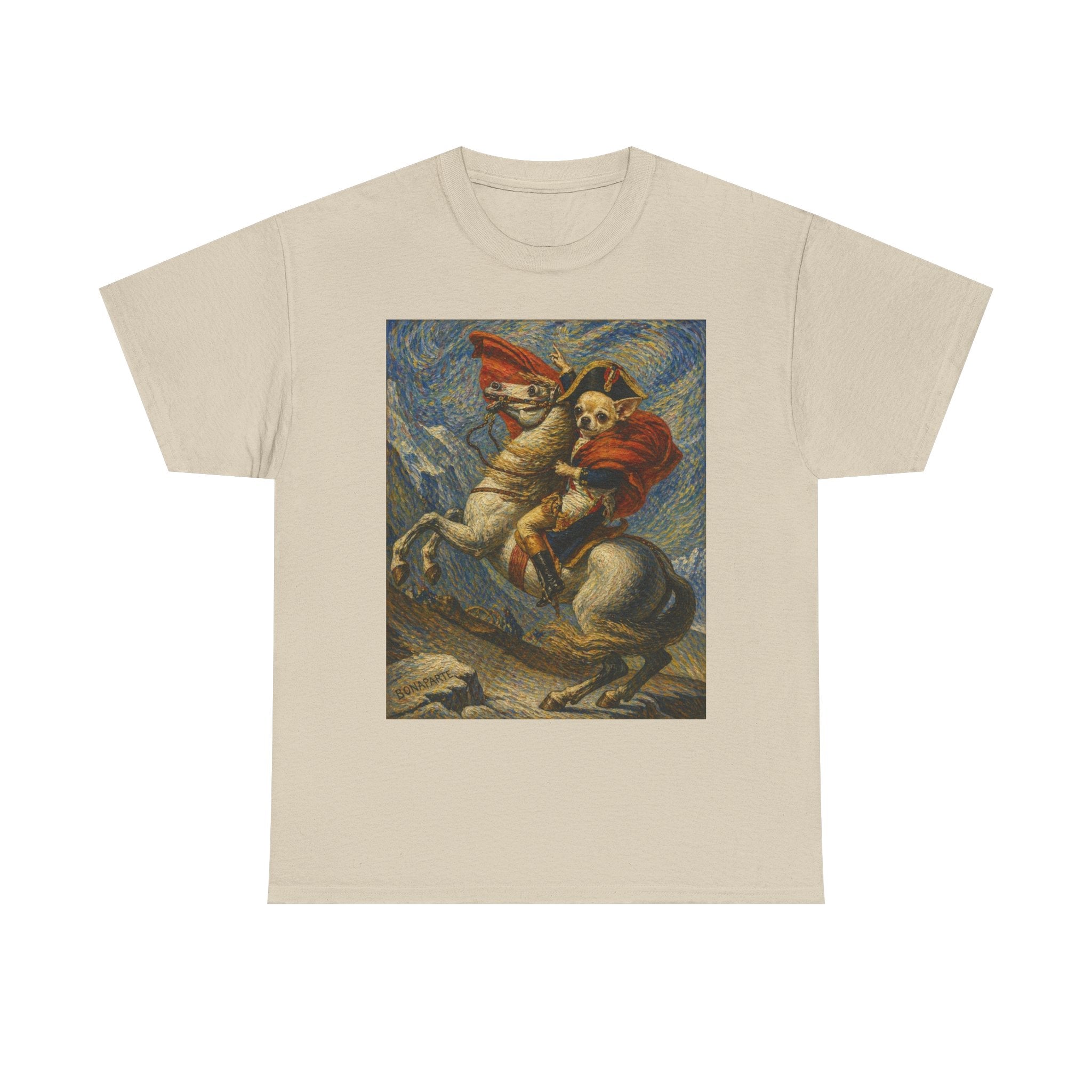 Na-pawlean Crosses the Alps -- Funny Shirt for Dog and Art Lovers