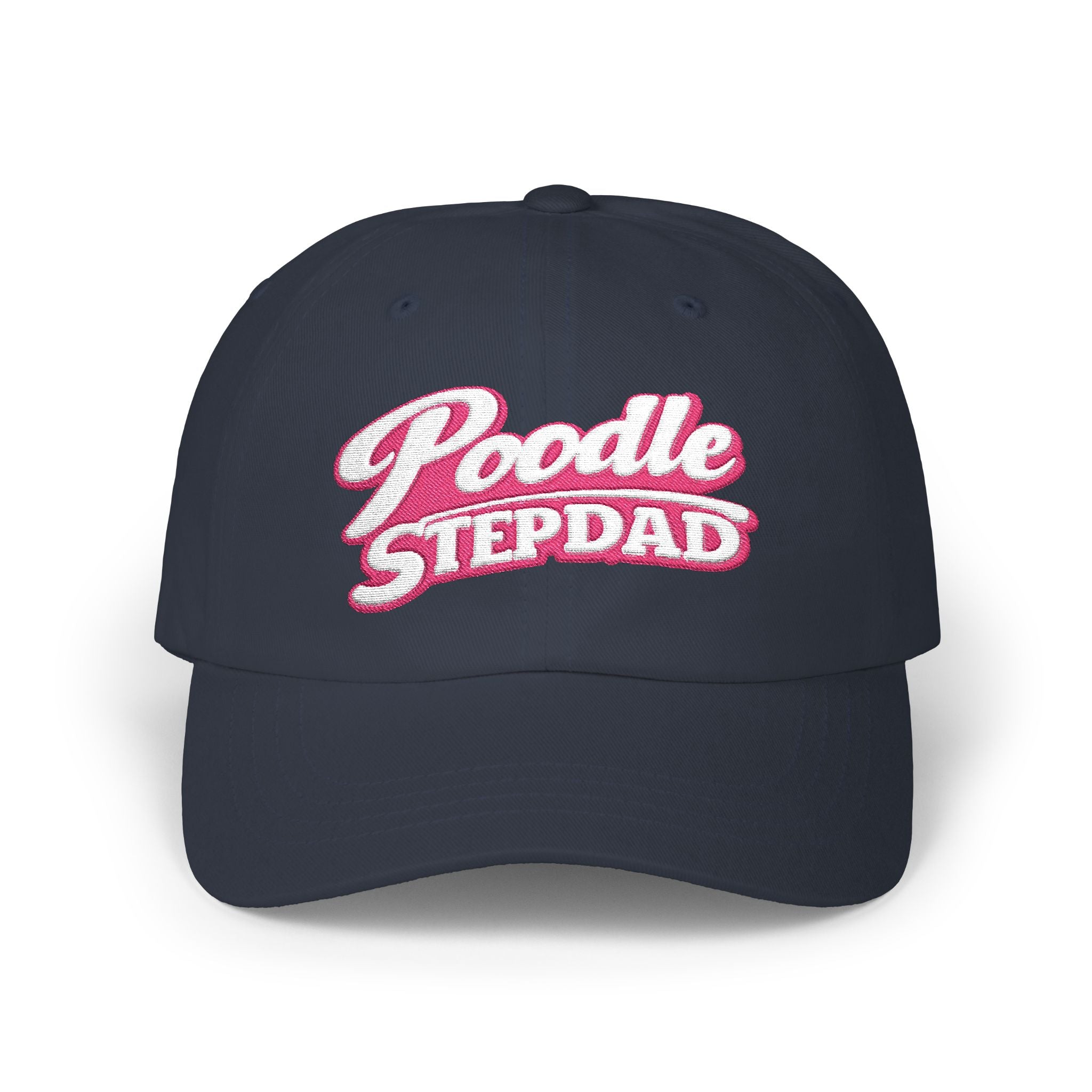 Poodle Stepdad Dad Cap — Embroidered Baseball Hat for Dog Lovers