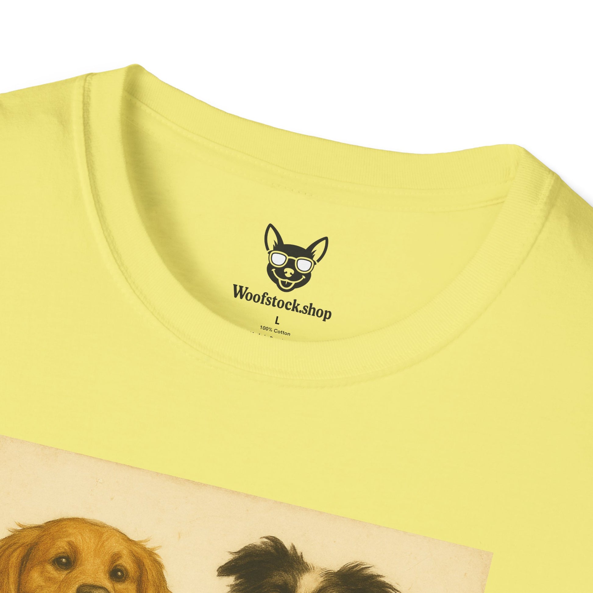 American Pie Movie Poster Dog Parody Unisex Softstyle T-Shirt -- Funny Dog Movie Tee for Film and Dog Lovers