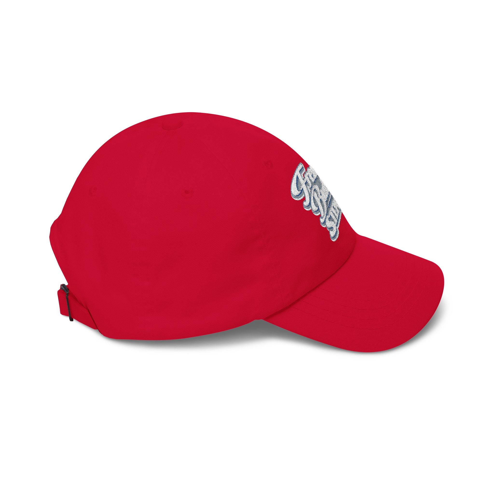 French Bulldog Stepdad Dad Cap — Embroidered White Baseball Hat for Dog Lovers