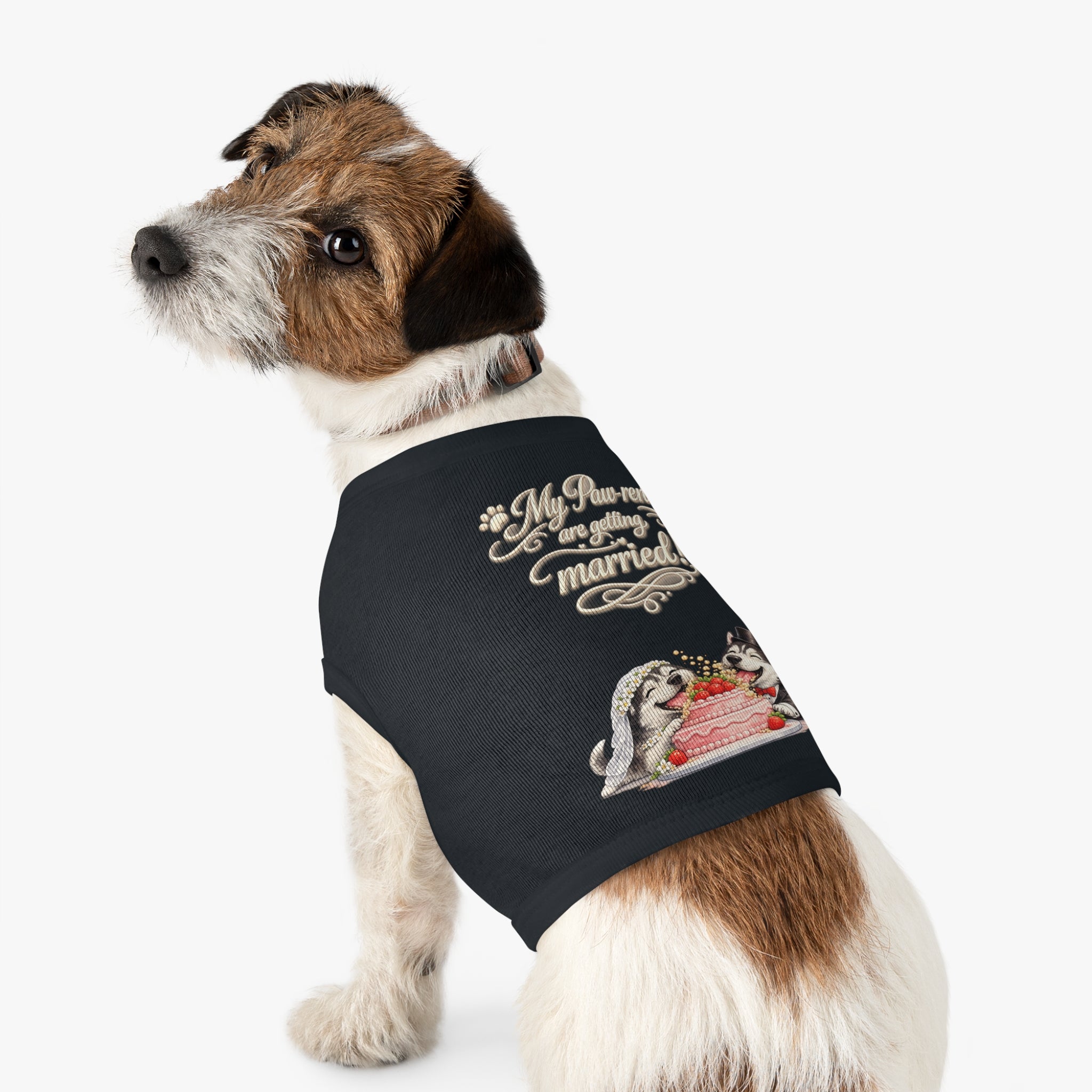 Engagement Gift for Dog Lovers -- My Pawrents Are Getting Married Dog Shirt Wedding Gift (Husky)