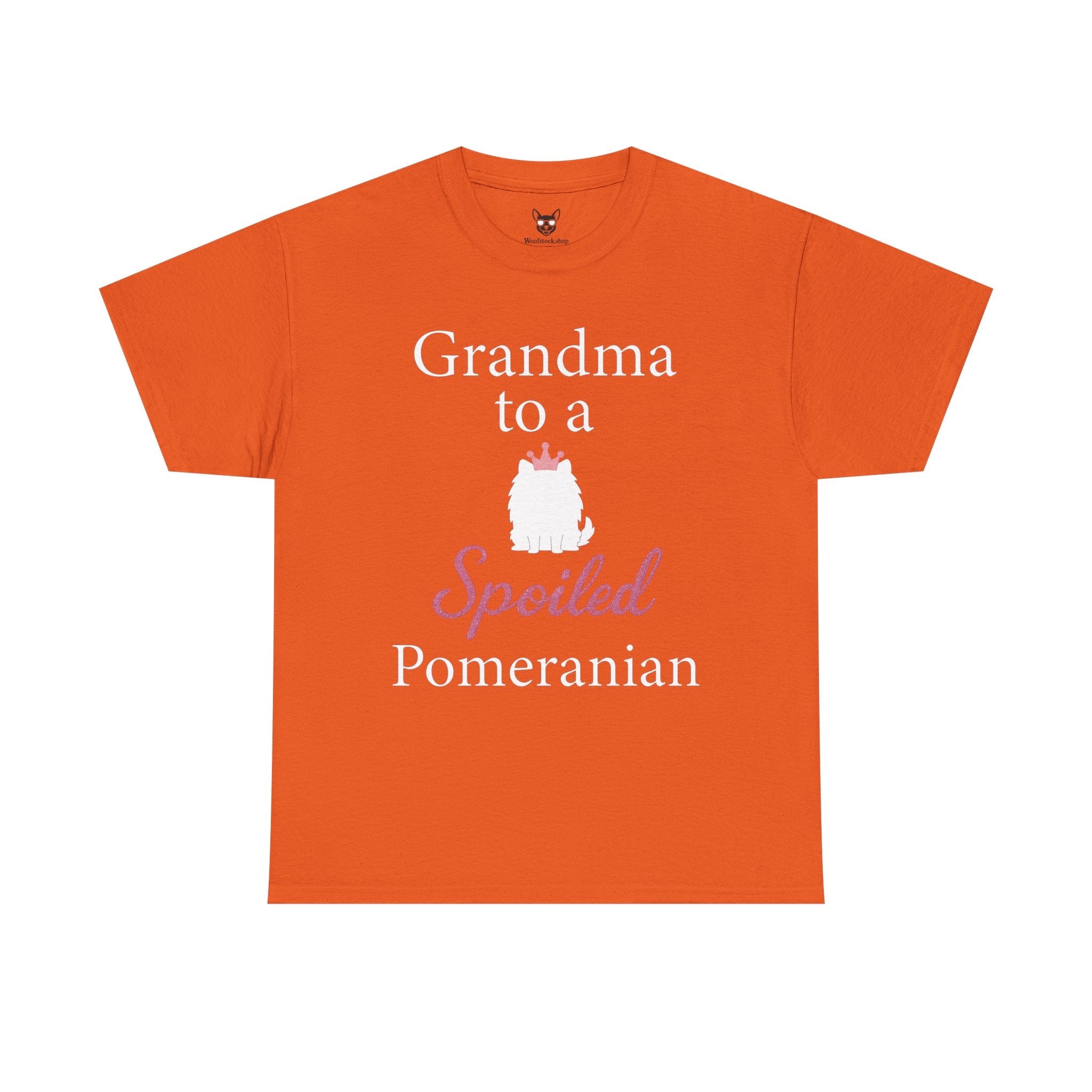 Grandma to a Spoiled Pomeranian T-Shirt — Funny Shirt for Dog Lovers
