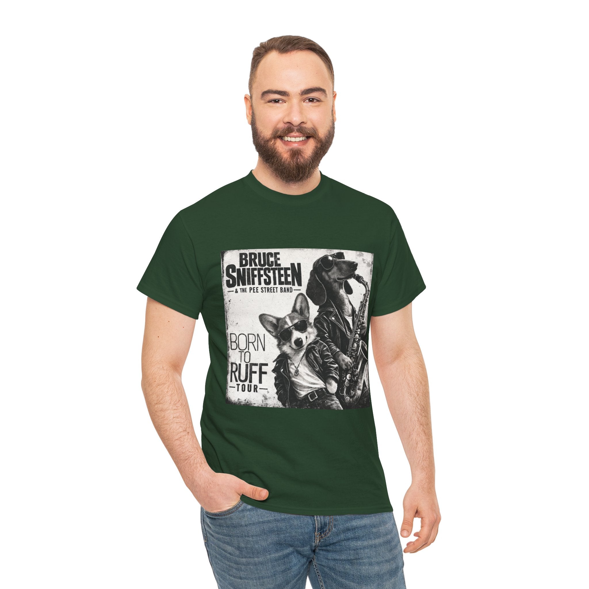 Bruce Sniffsteen & the Pee Street Band Shirt -- Funny Bruce Springsteen 2026 Tour Shirt Parody