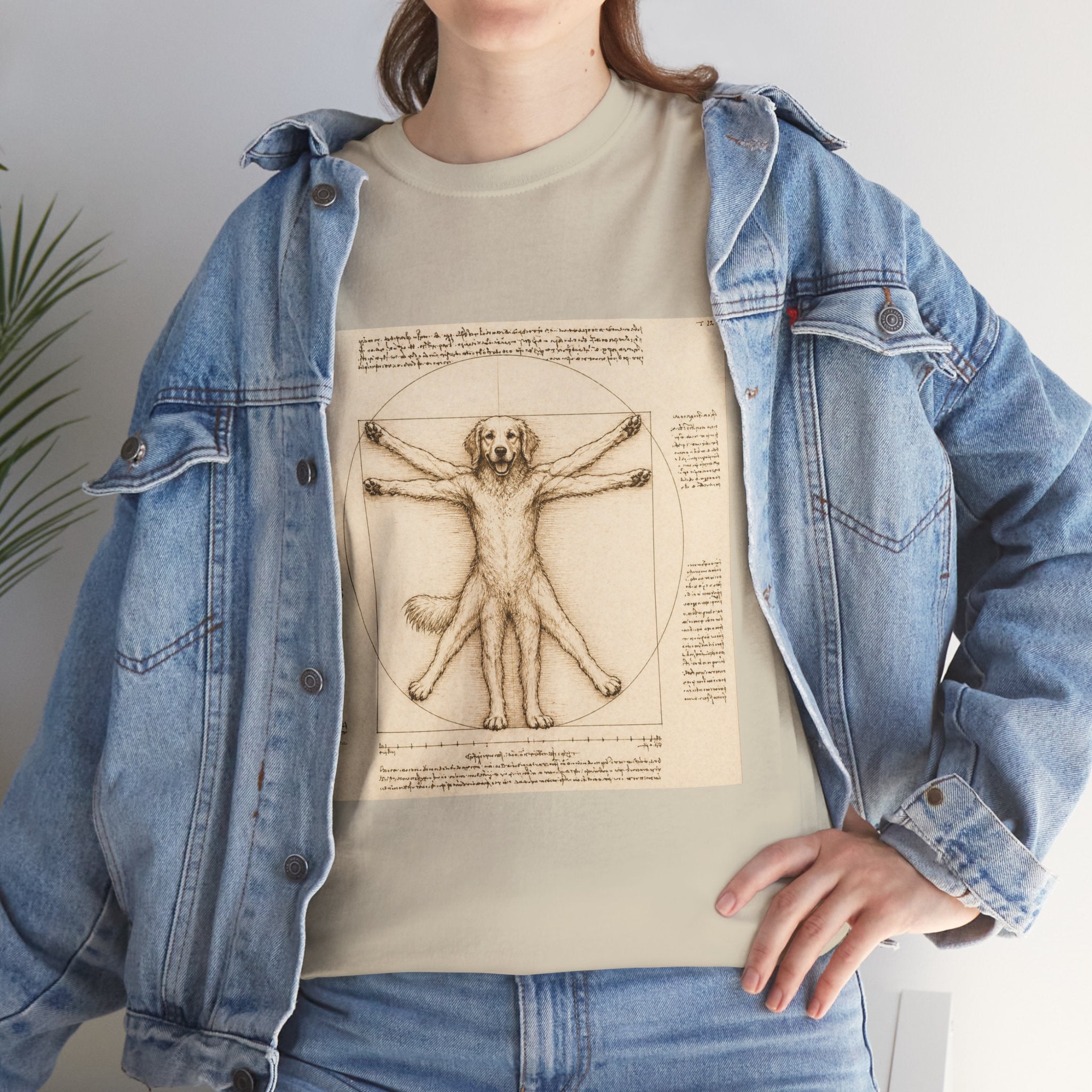 The Furtruvian Man -- Funny Shirt for Dog and Art Lovers