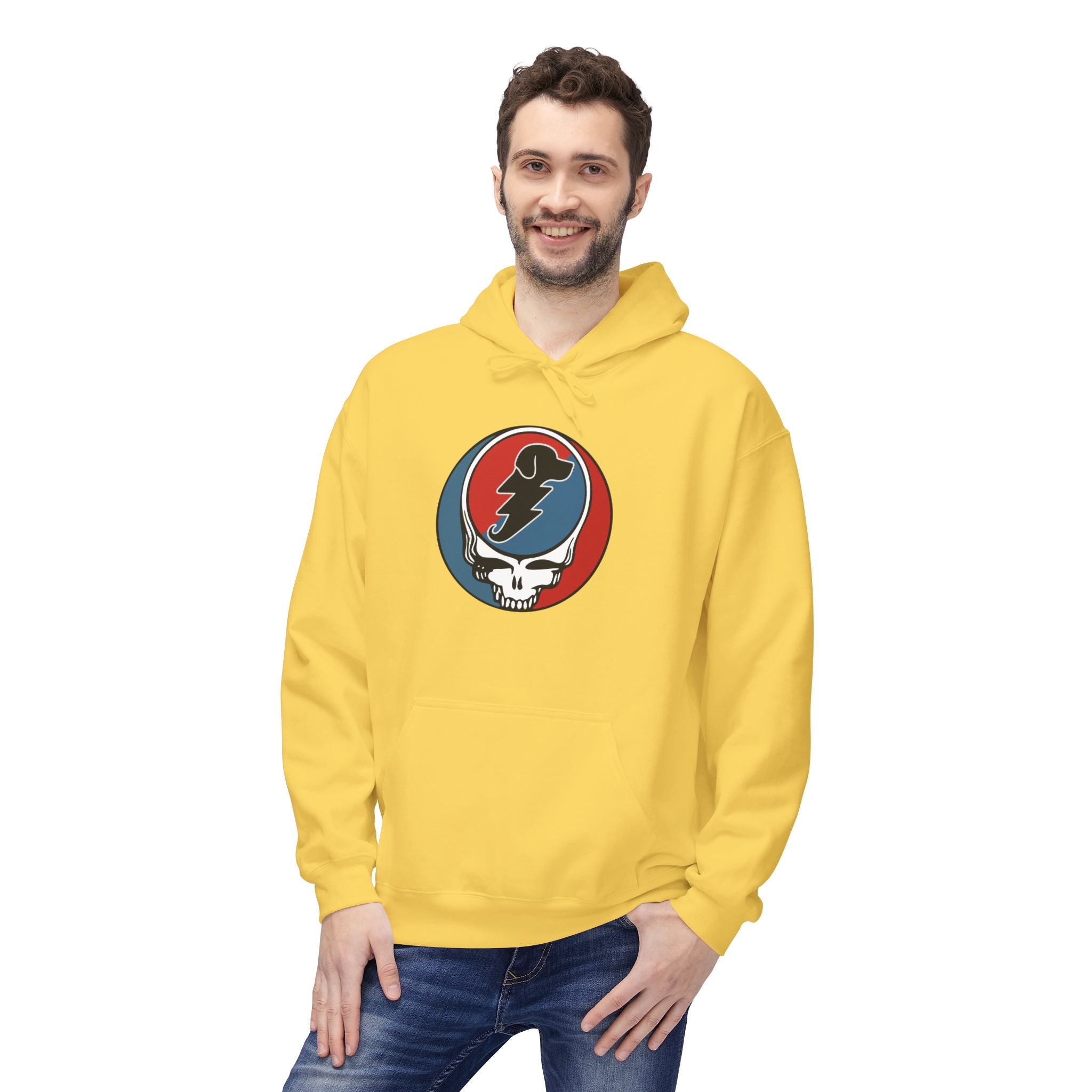 Grateful Dead Parody Dog Hoodie — Funny Hoodie for Deadheads and Dog Lovers
