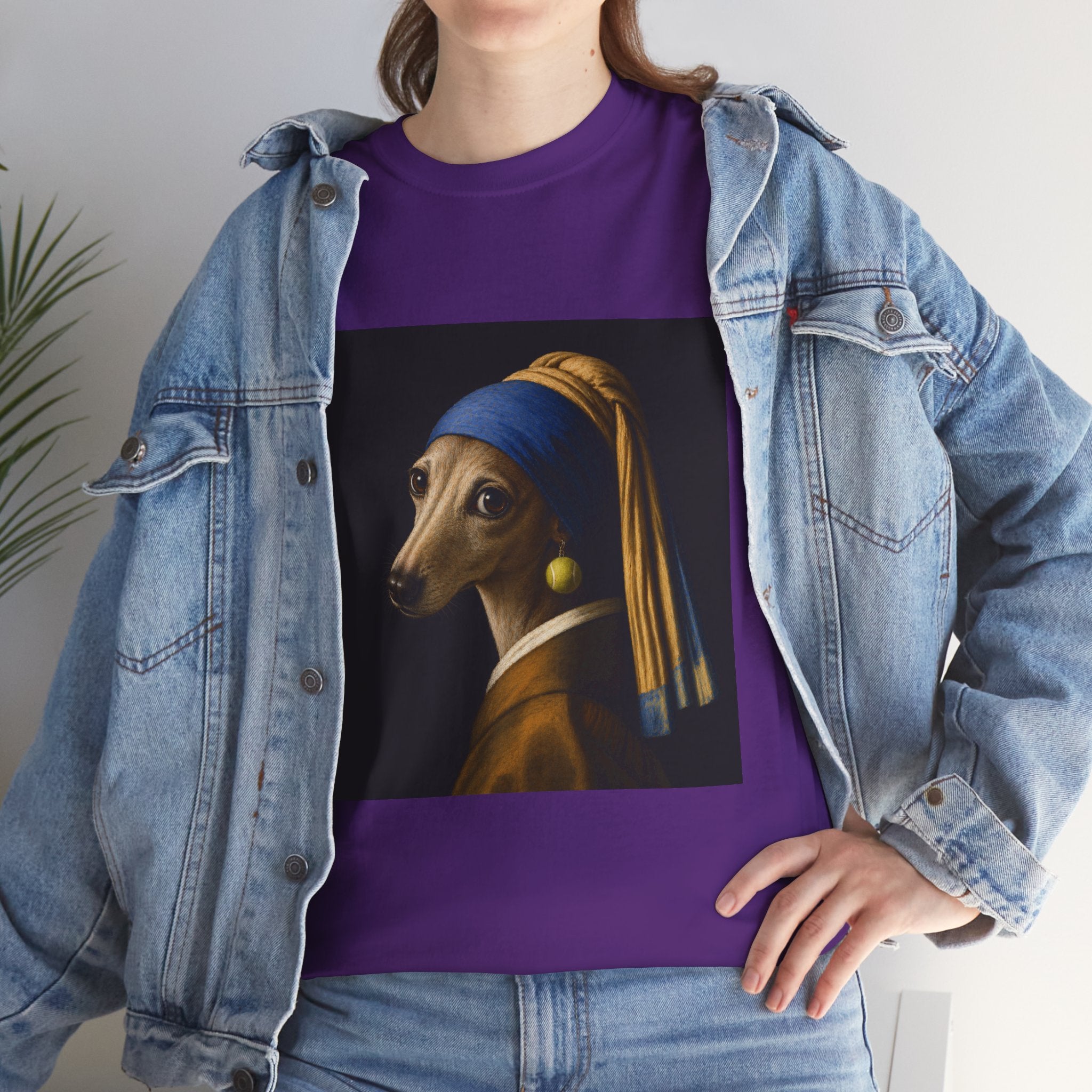The Girl With the Fuzzy Earring -- Funny Shirt for Dog and Art Lovers