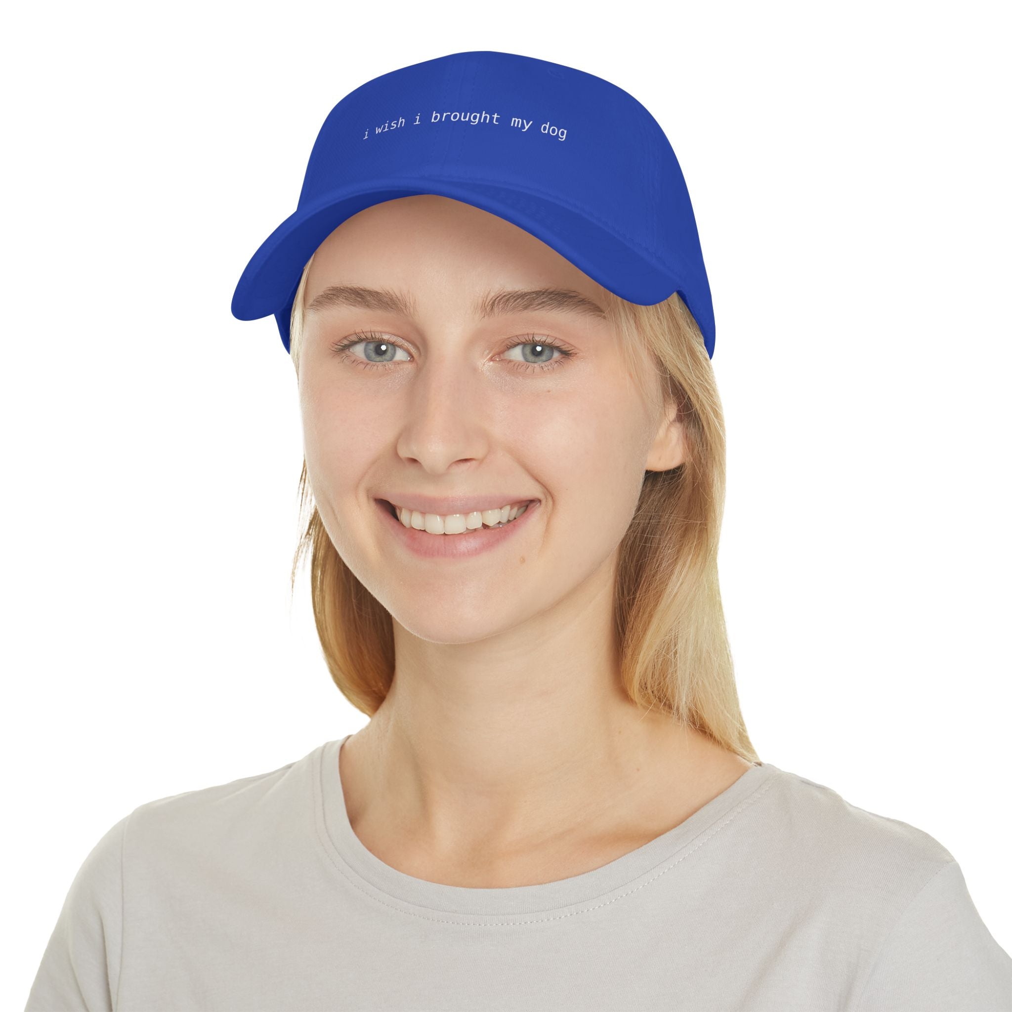 I Wish I Brought My Dog Low Profile Baseball Cap