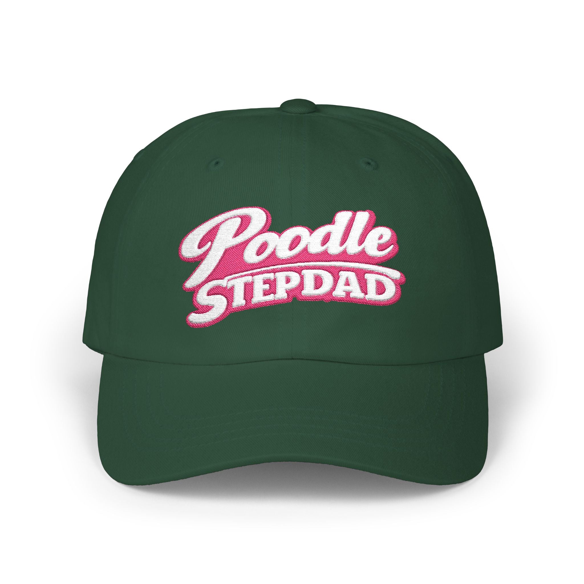 Poodle Stepdad Dad Cap — Embroidered Baseball Hat for Dog Lovers