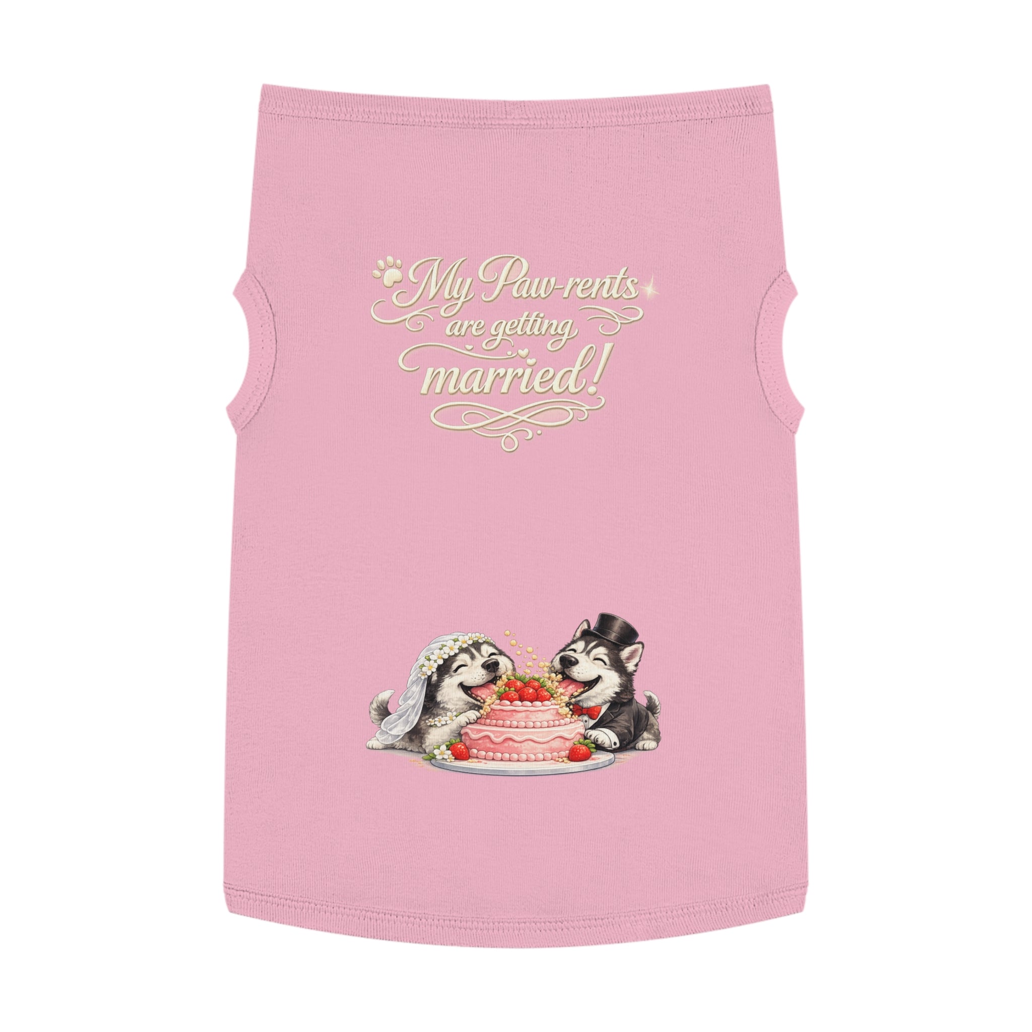 Engagement Gift for Dog Lovers -- My Pawrents Are Getting Married Dog Shirt Wedding Gift (Husky)