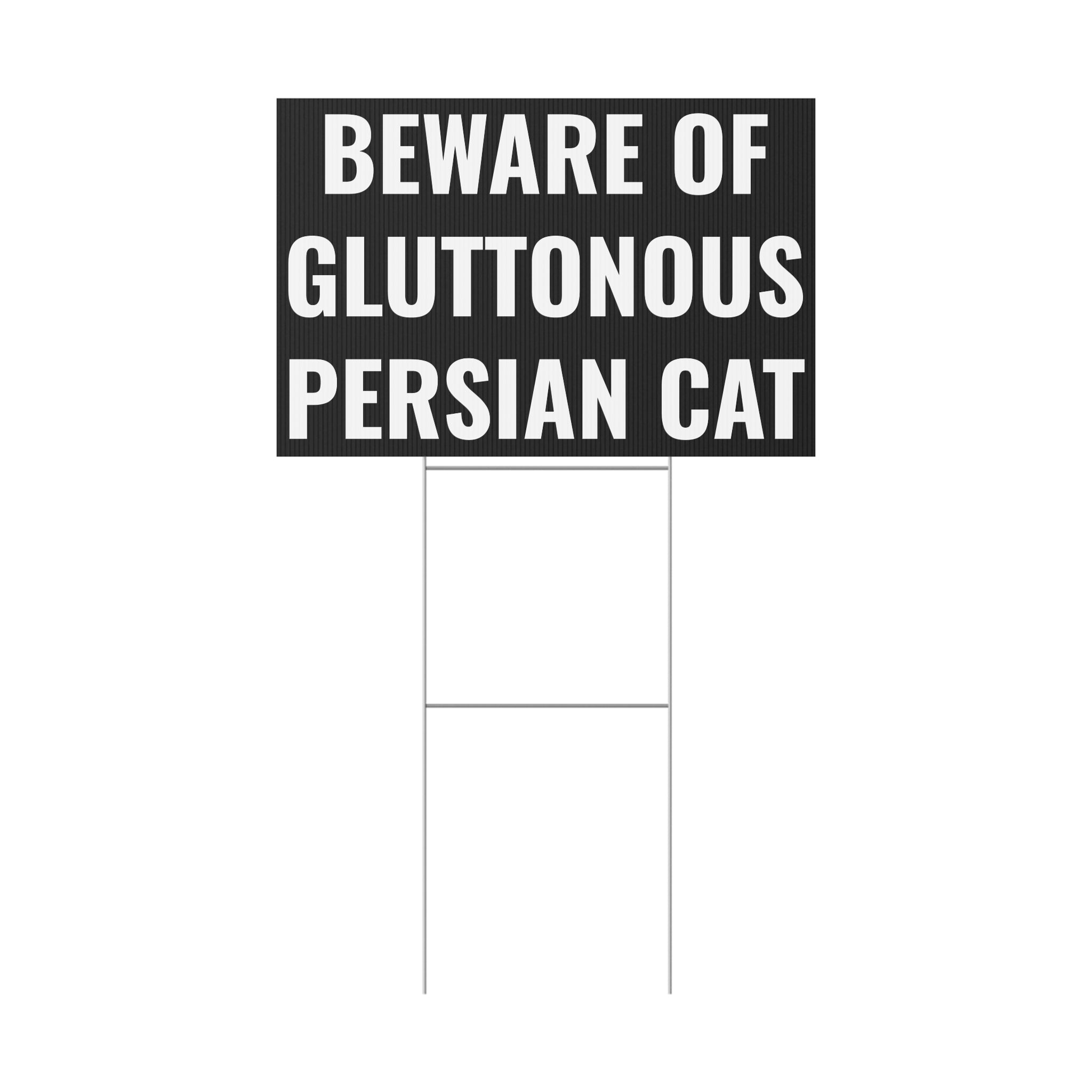 Copy of Copy of Copy of Beware of Anxious Chihuahua Yard Sign - Funny Dog Warning Plastic Lawn Sign