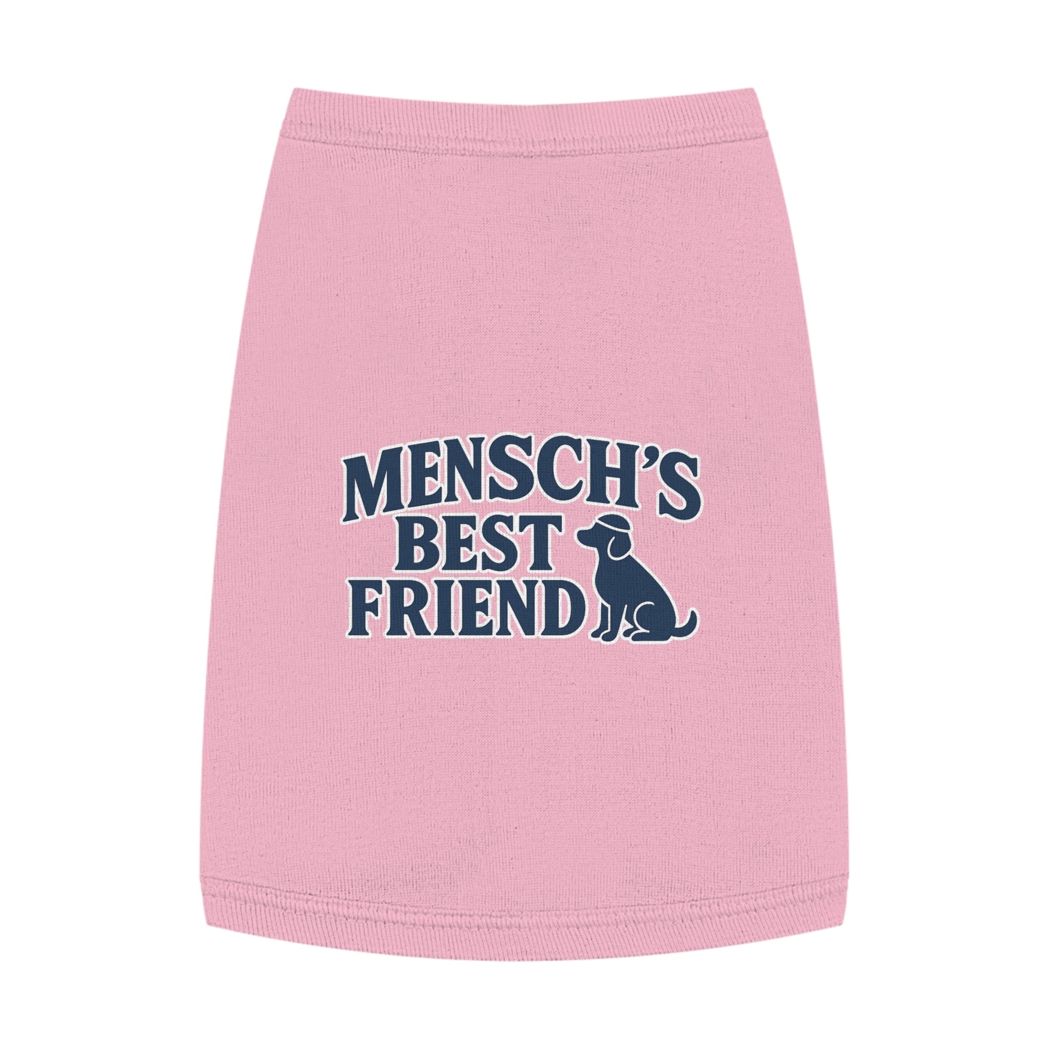 Mensch's Best Friend Dog Tank Top -- Funny Christmas Apparel for Dogs