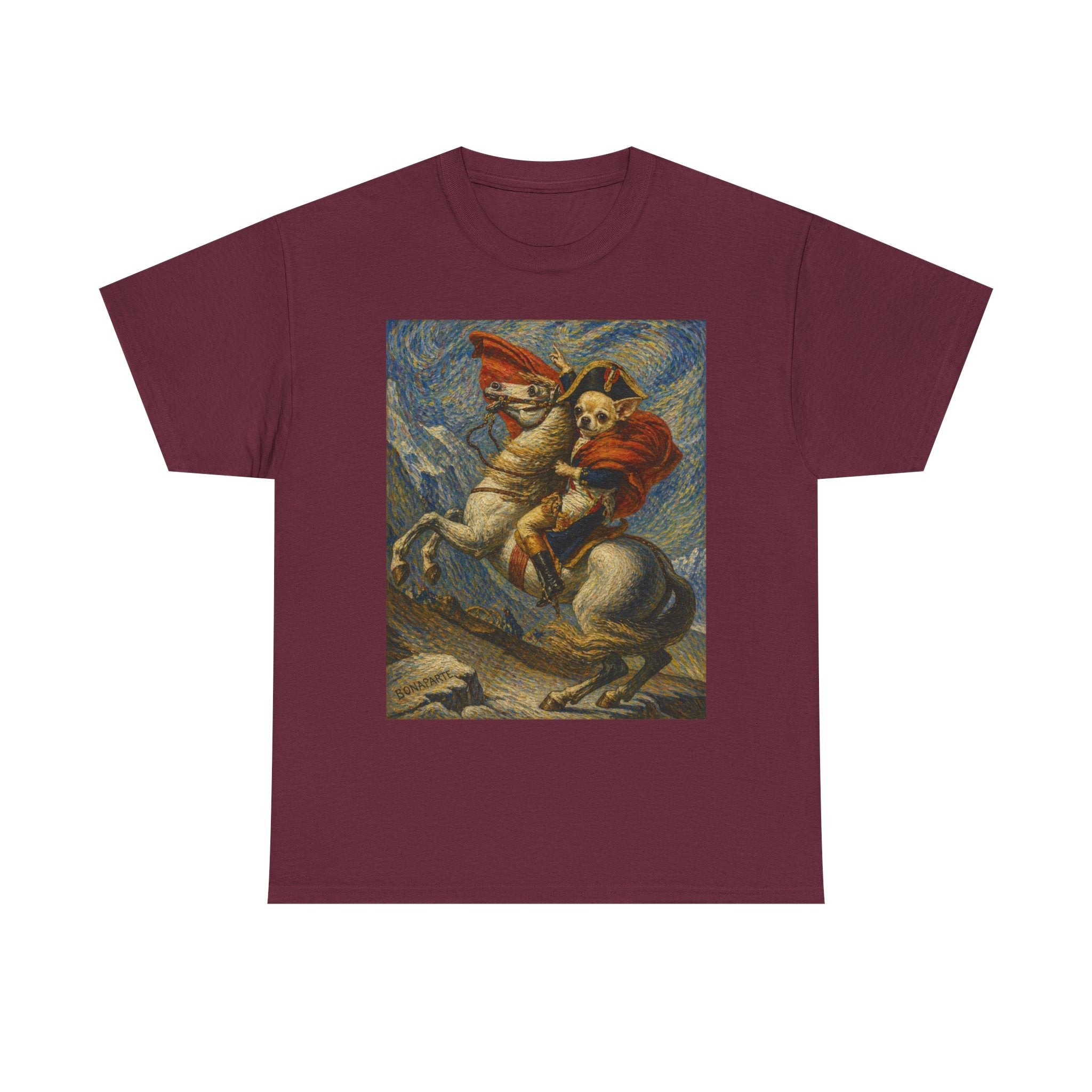 Na-pawlean Crosses the Alps -- Funny Shirt for Dog and Art Lovers