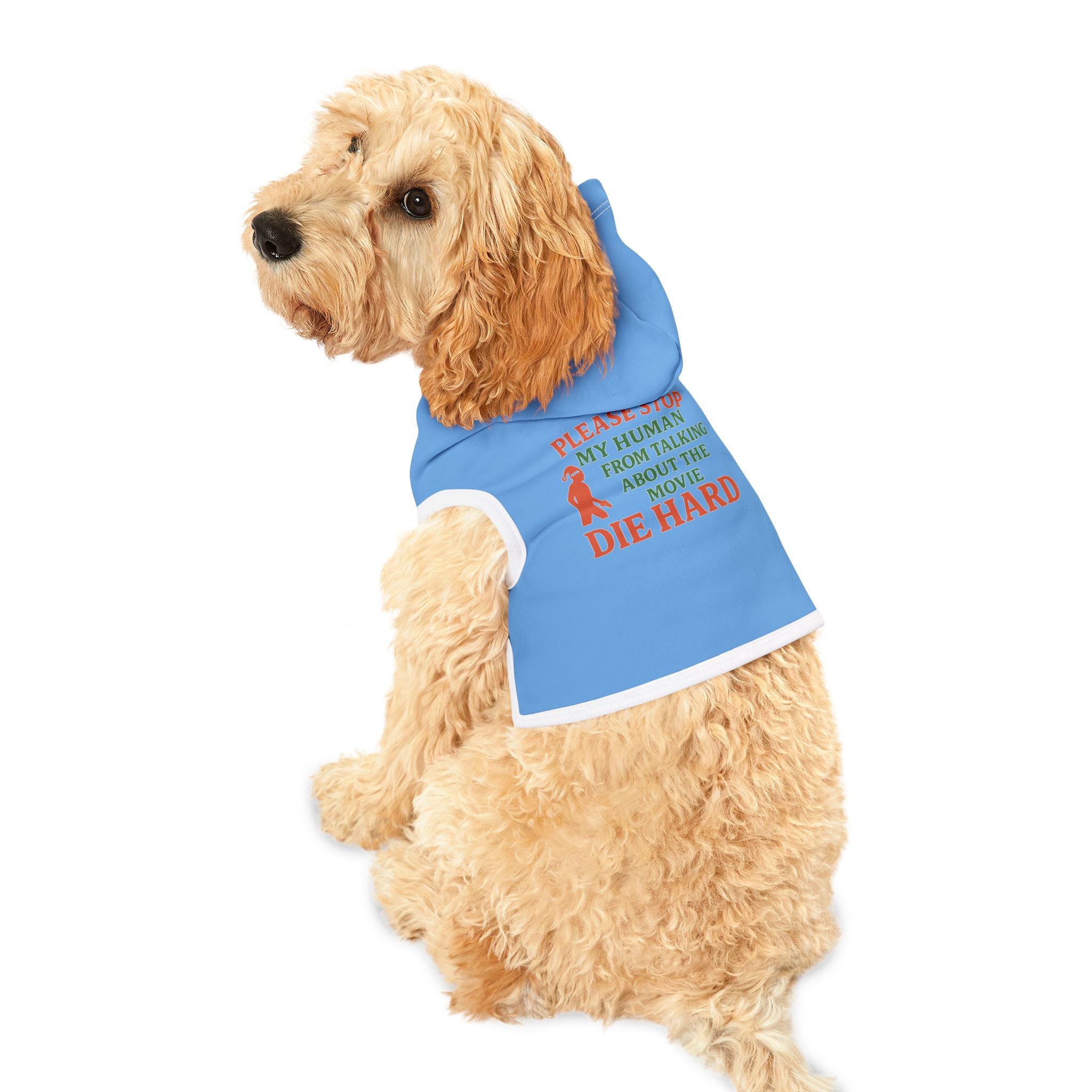Die Hard Dog Hoodie -- Funny Dog Christmas Apparel