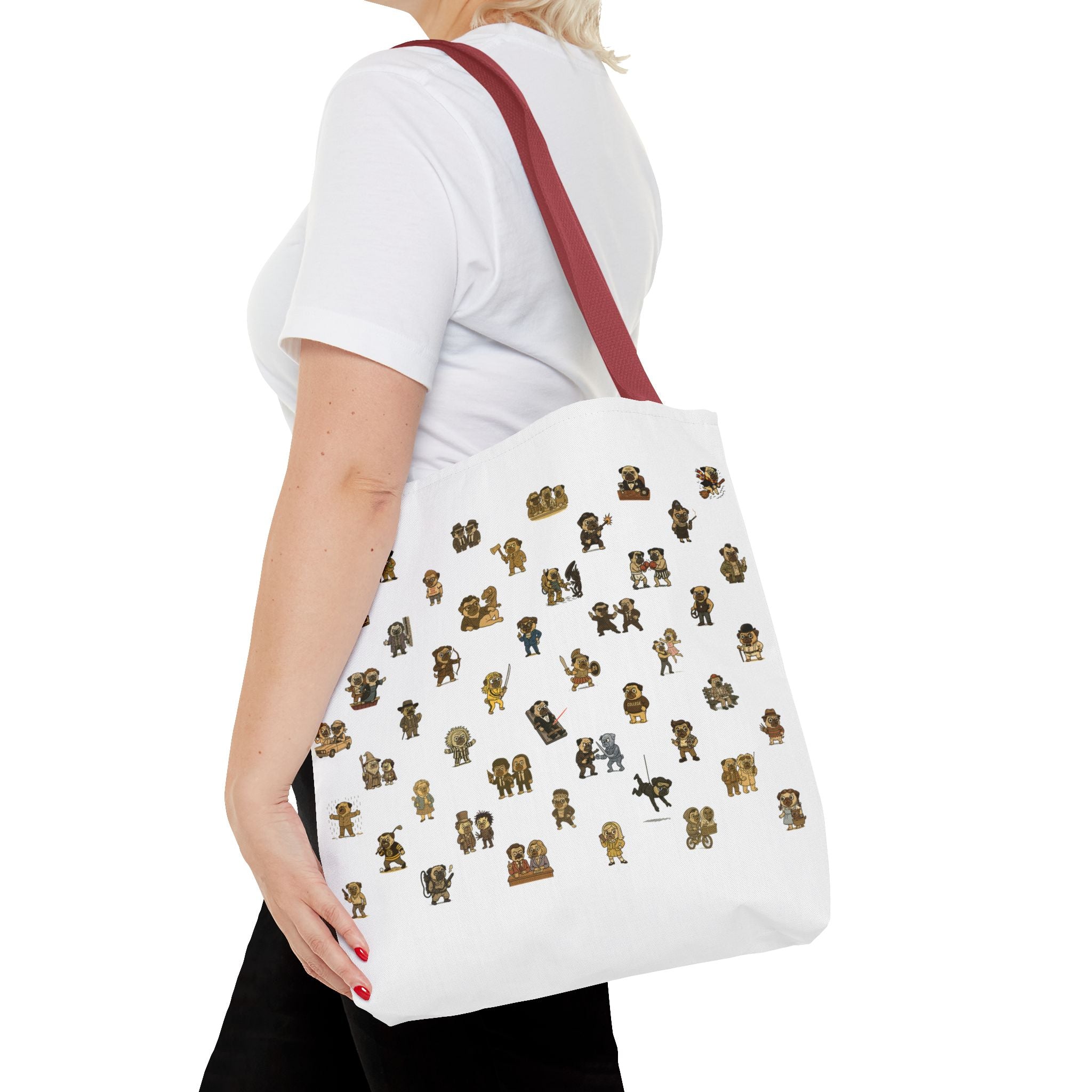 Movie Pugs Tote Bag – Hilarious Bag for Dog Lovers and Cinema Fans