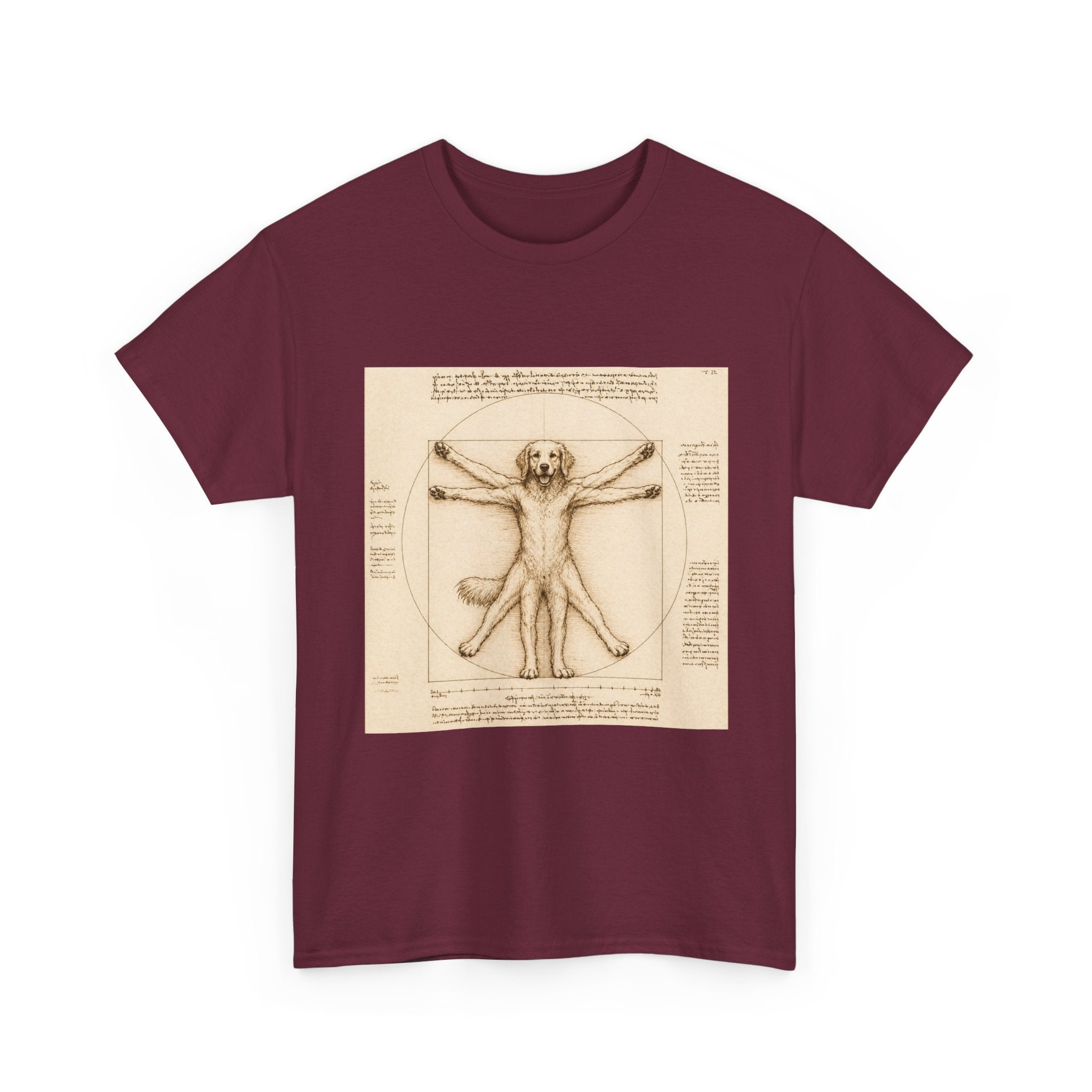 The Furtruvian Man -- Funny Shirt for Dog and Art Lovers
