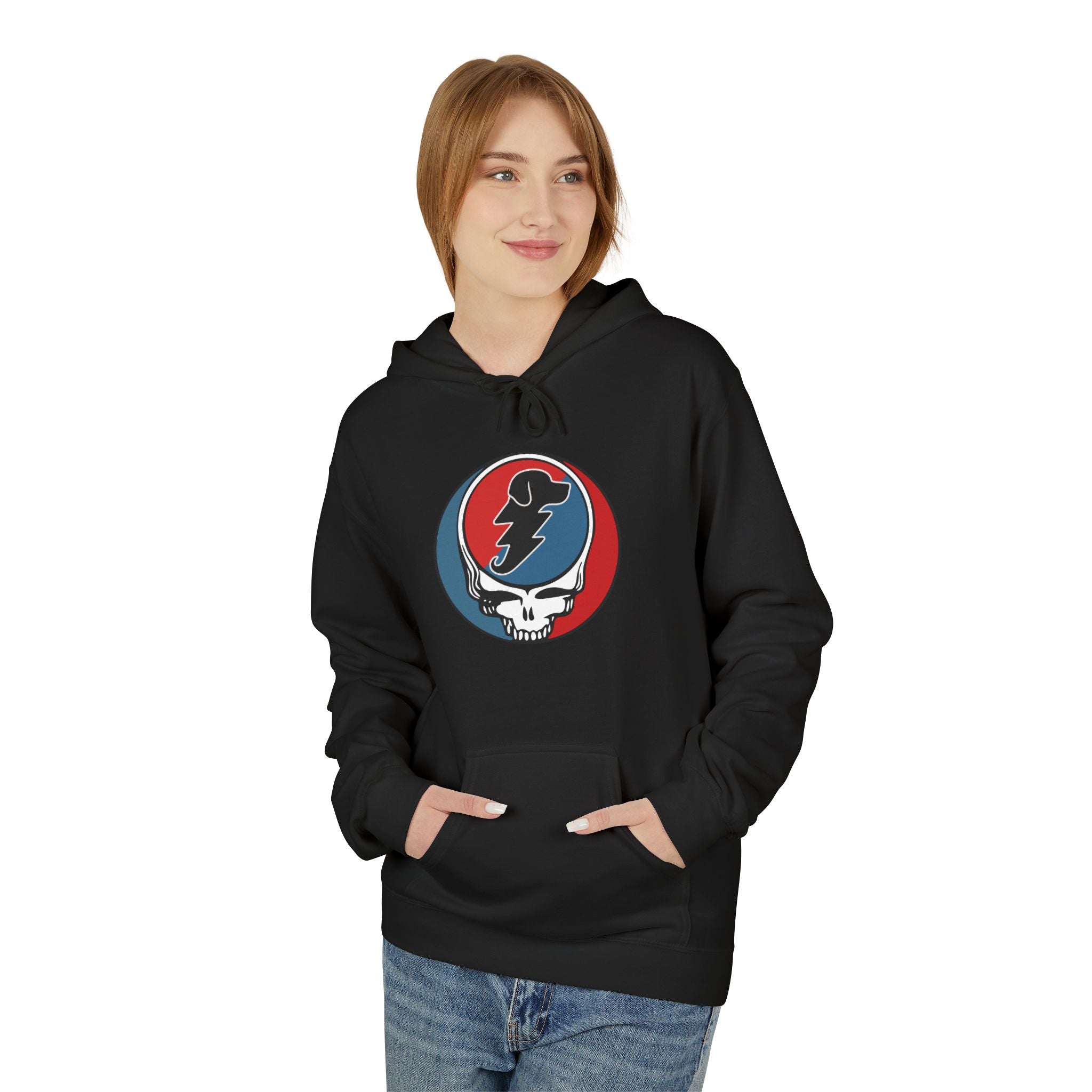 Grateful Dead Parody Dog Hoodie — Funny Hoodie for Deadheads and Dog Lovers