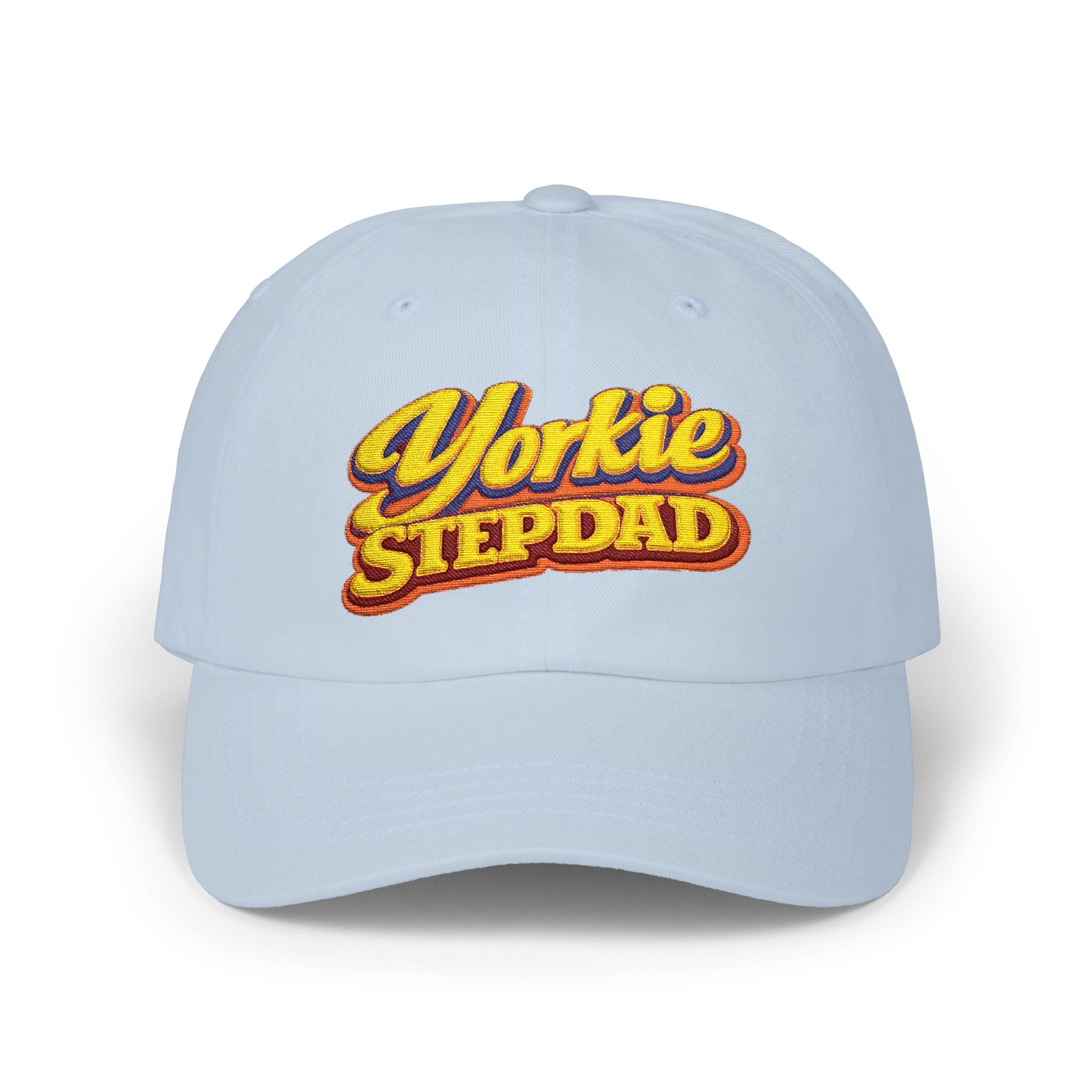 Yorkie Stepdad Dad Cap — Embroidered Baseball Hat for Dog Lovers