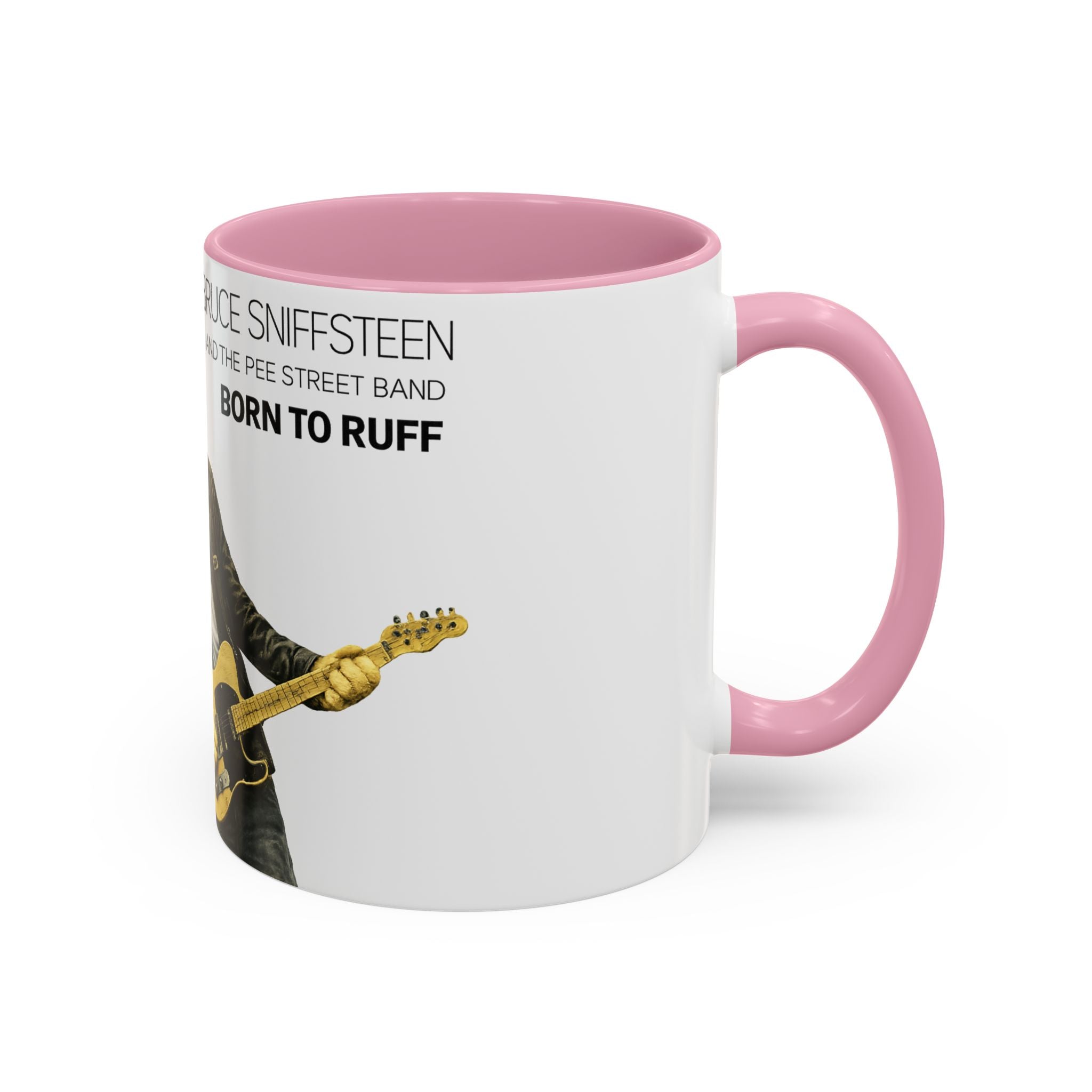 Bruce Sniffsteen & the Pee Street Band Coffee Mug -- Funny Bruce Springsteen 2026 Tour Mug Parody