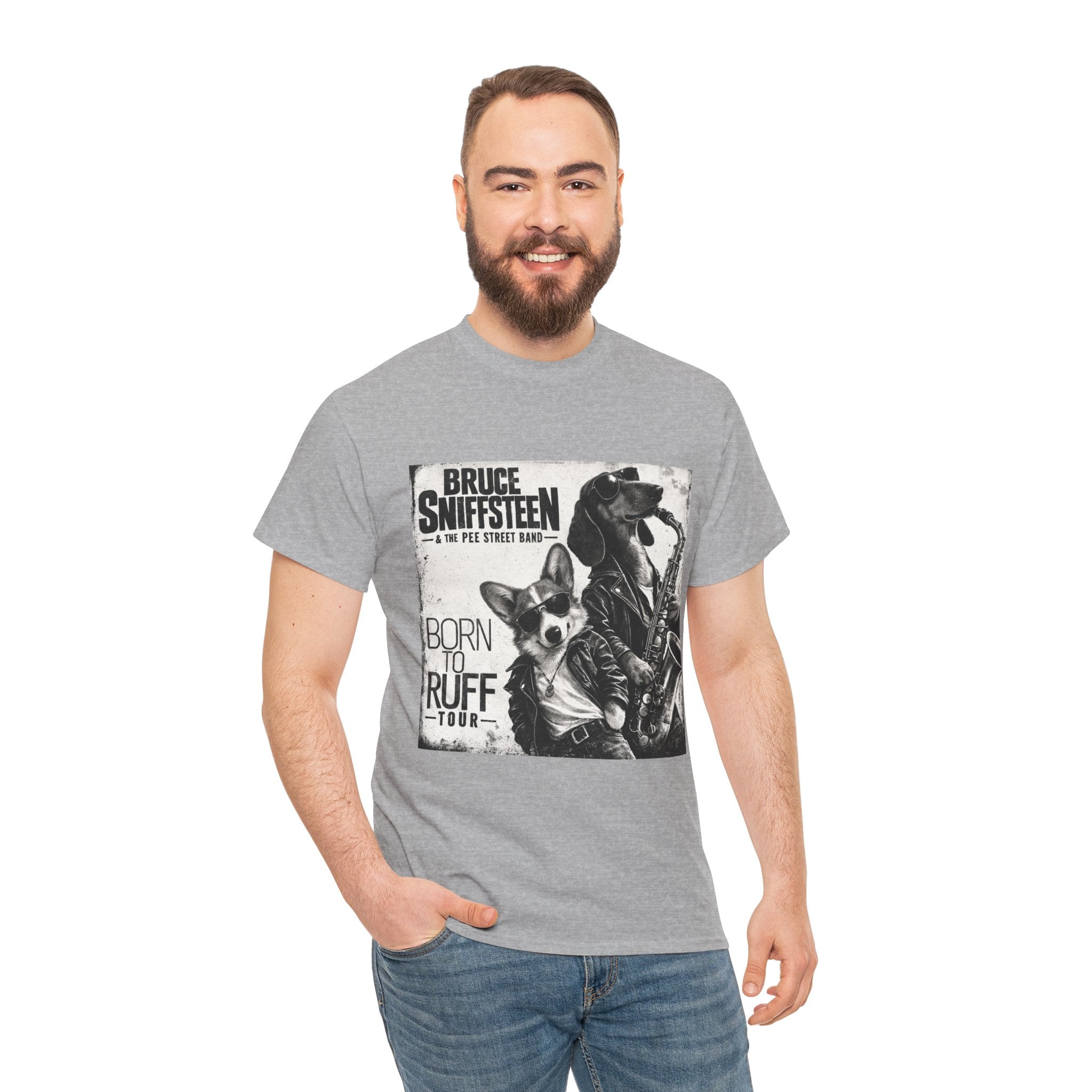 Bruce Sniffsteen & the Pee Street Band Shirt -- Funny Bruce Springsteen 2026 Tour Shirt Parody