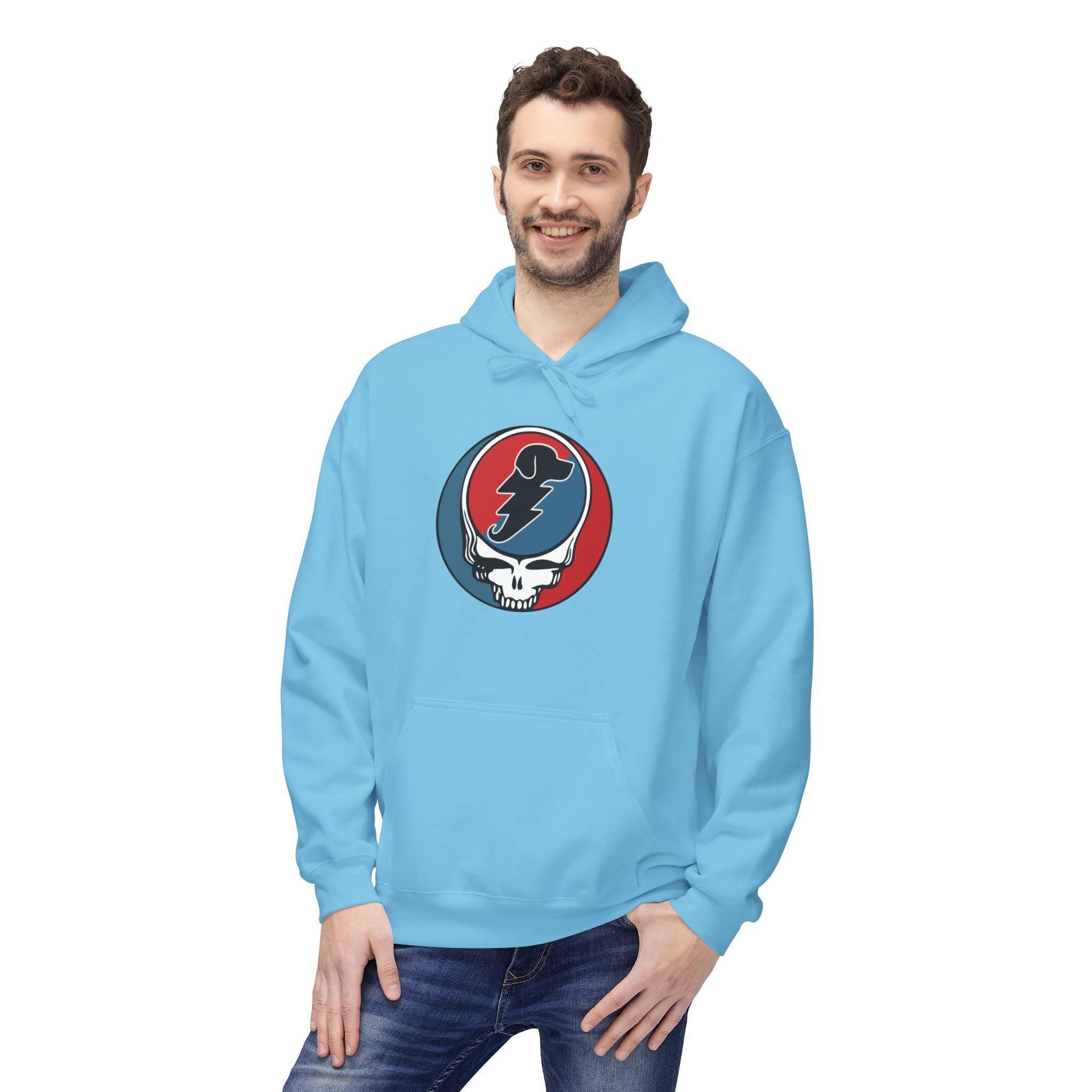 Grateful Dead Parody Dog Hoodie — Funny Hoodie for Deadheads and Dog Lovers
