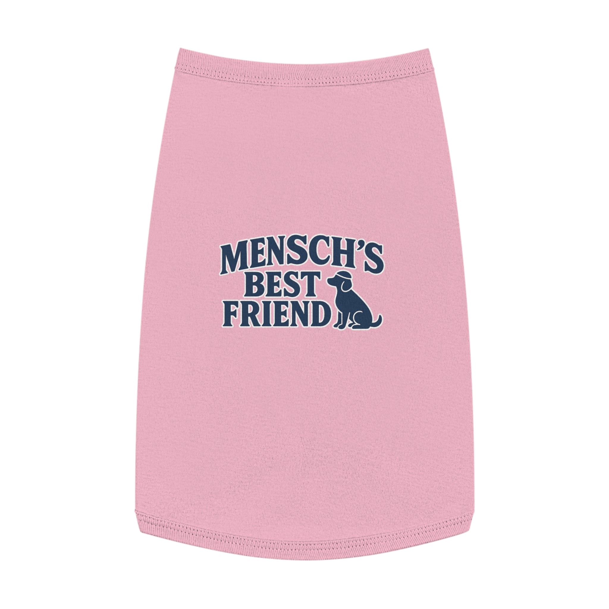 Mensch's Best Friend Dog Tank Top -- Funny Christmas Apparel for Dogs