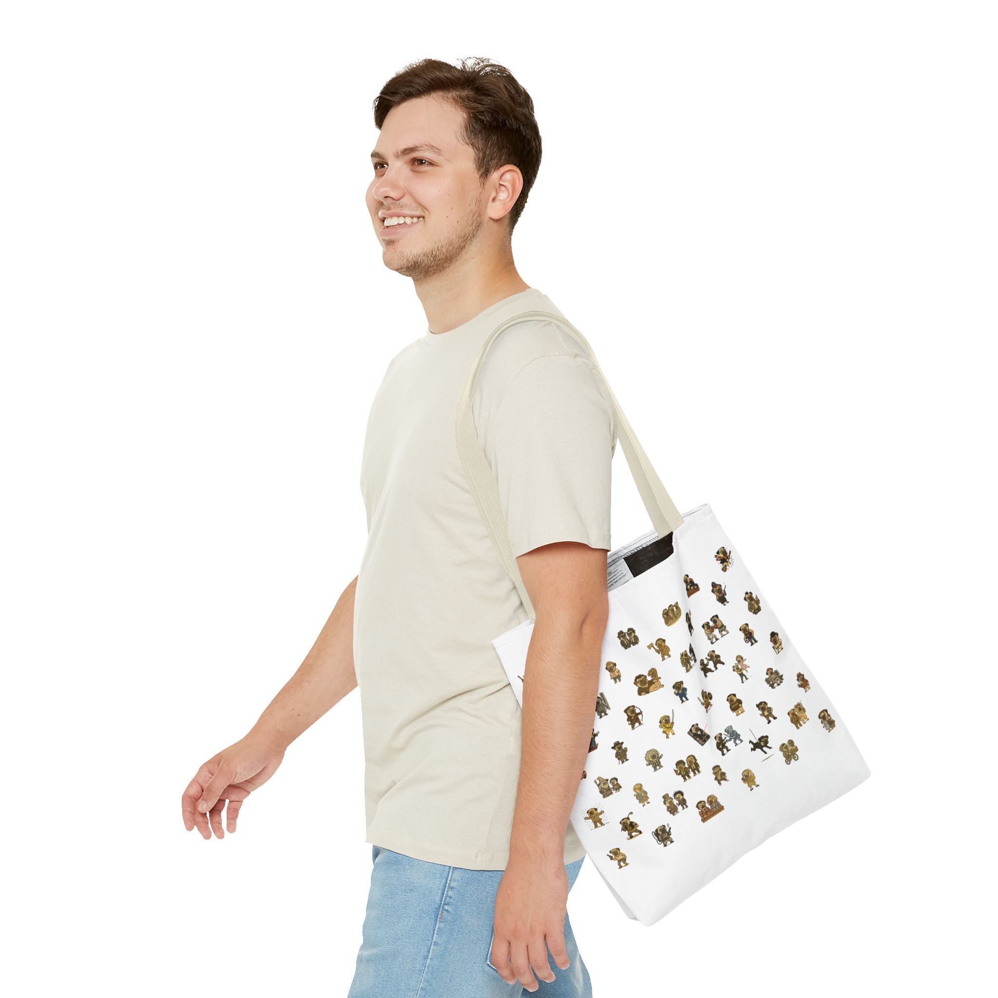 Movie Pugs Tote Bag – Hilarious Bag for Dog Lovers and Cinema Fans