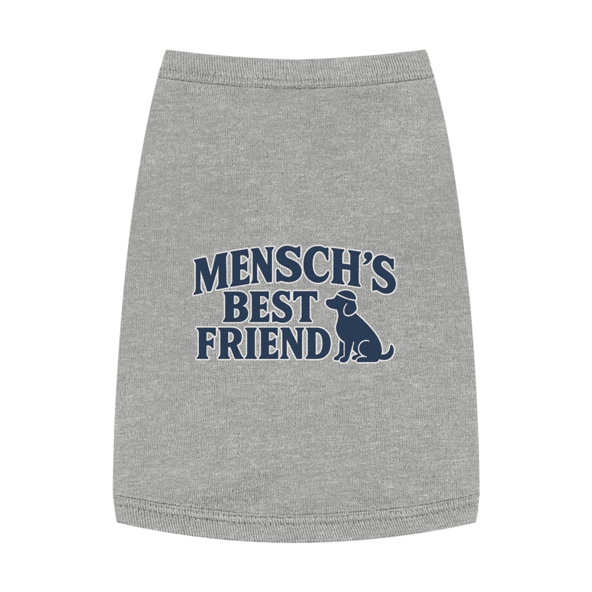 Mensch's Best Friend Dog Tank Top -- Funny Christmas Apparel for Dogs