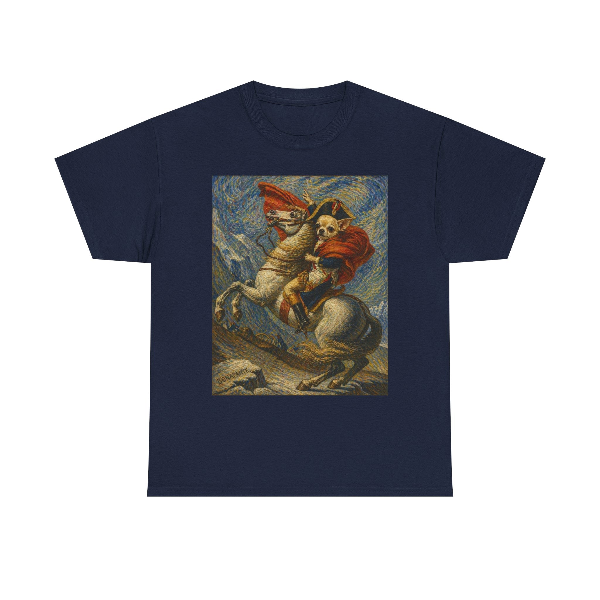 Na-pawlean Crosses the Alps -- Funny Shirt for Dog and Art Lovers