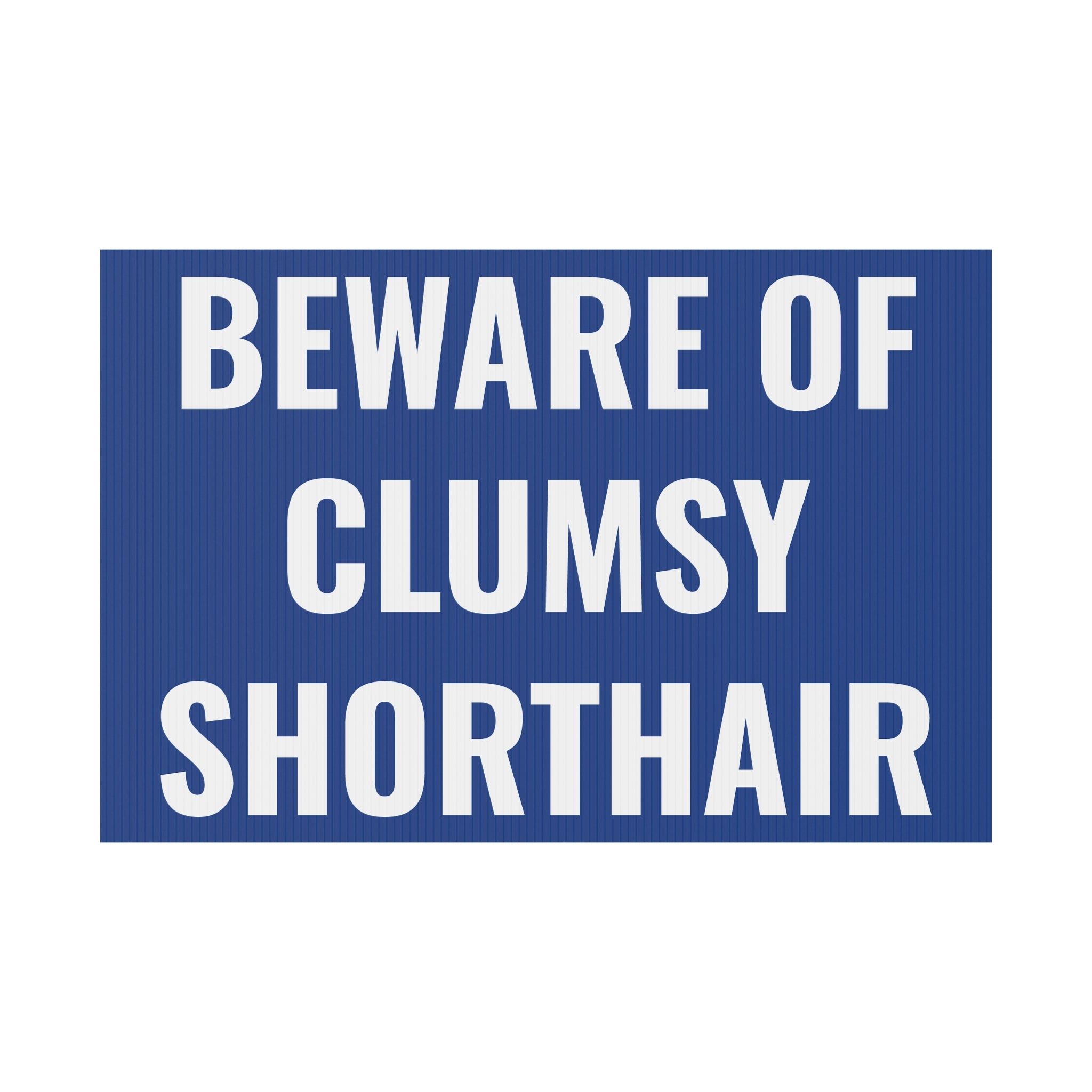 Copy of Beware of Anxious Chihuahua Yard Sign - Funny Dog Warning Plastic Lawn Sign