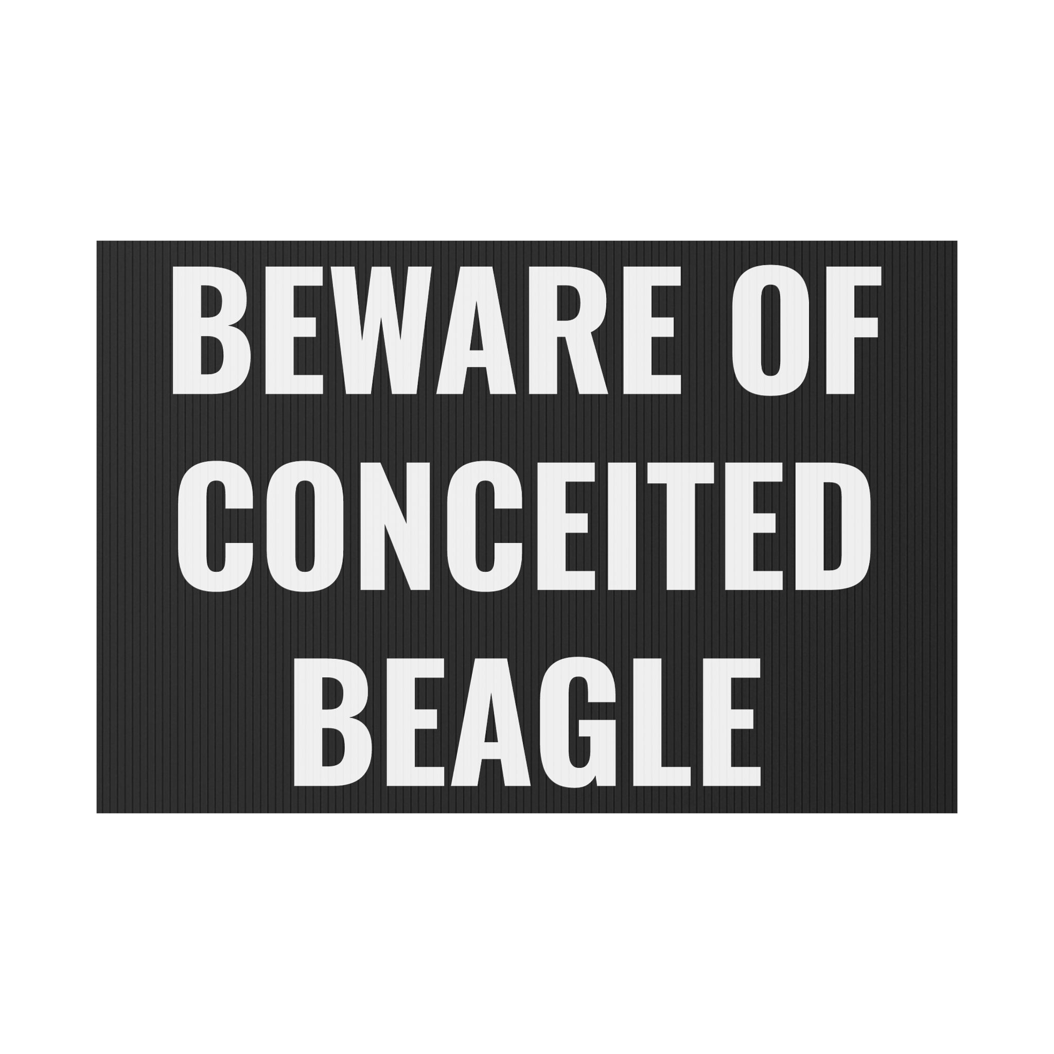 Copy of Copy of Beware of Anxious Chihuahua Yard Sign - Funny Dog Warning Plastic Lawn Sign